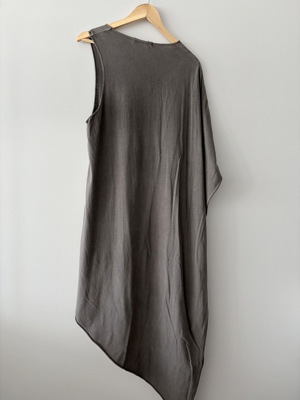 Julius MA_JULIUS SS2012 Asymmetrical Draped Cotton Jersey Dress Size US L / EU 52-54 / 3 - 2 Thumbnail