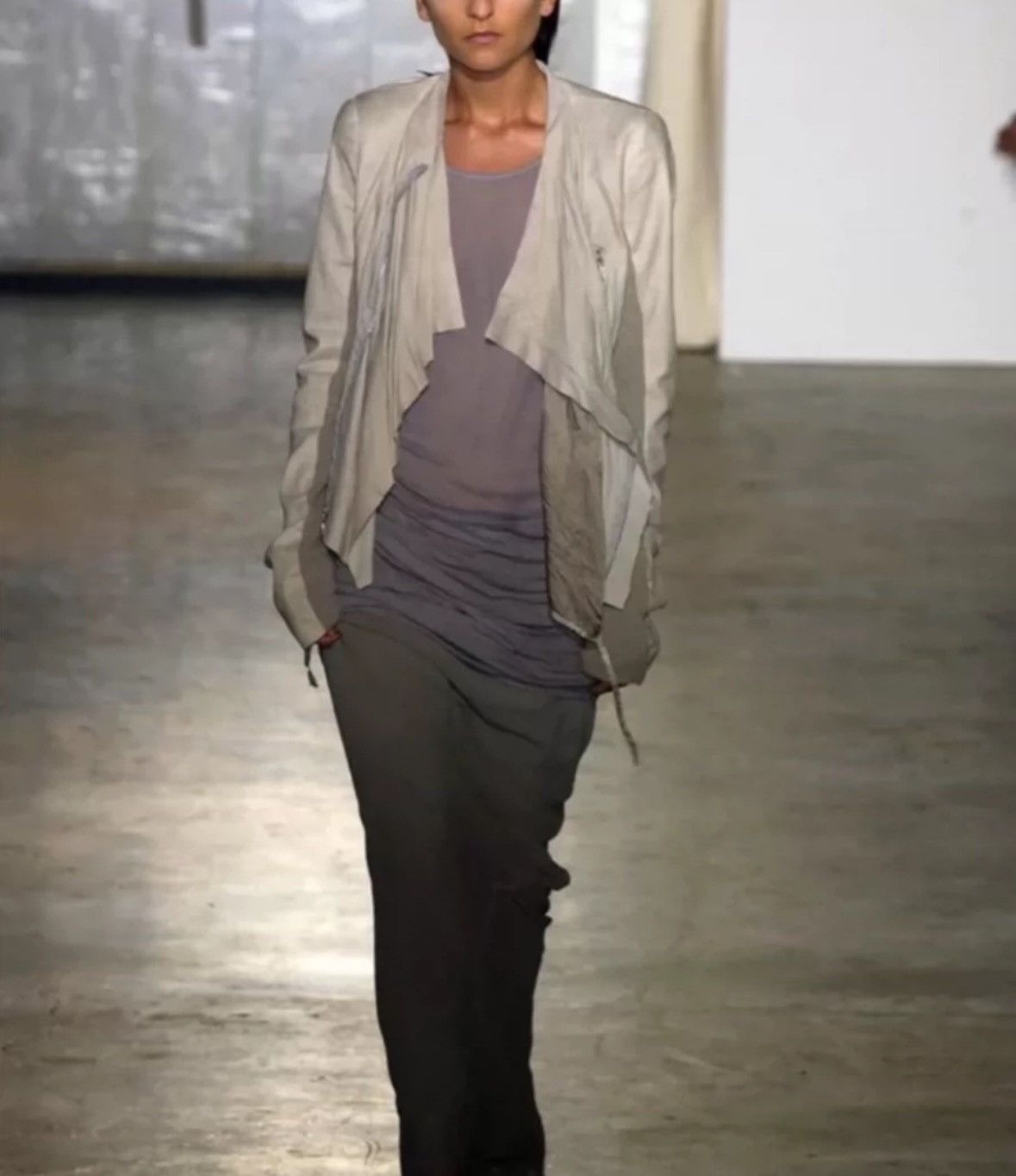 Rick Owens Rick Owens Wasteland patchwork chiffon motorcycle jacket Size US L / EU 52-54 / 3 - 8 Thumbnail