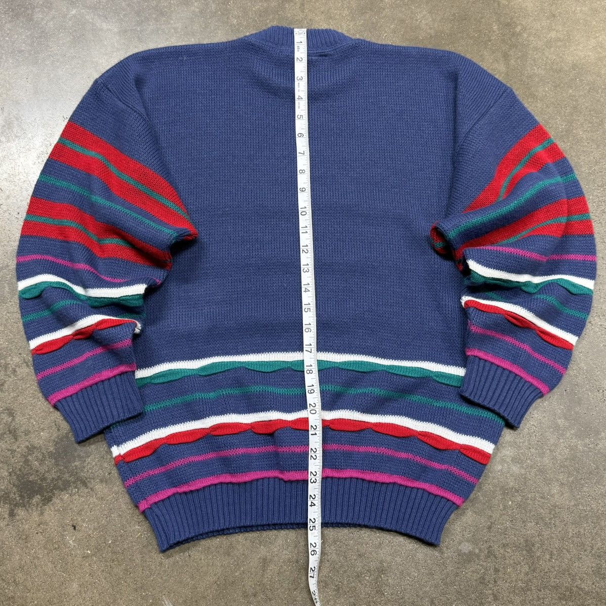 Cabin Creek Cabin Creek Coogi Style 3D Knit Sweater Vintage 90s Textured Size US XL / EU 56 / 4 - 7 Thumbnail