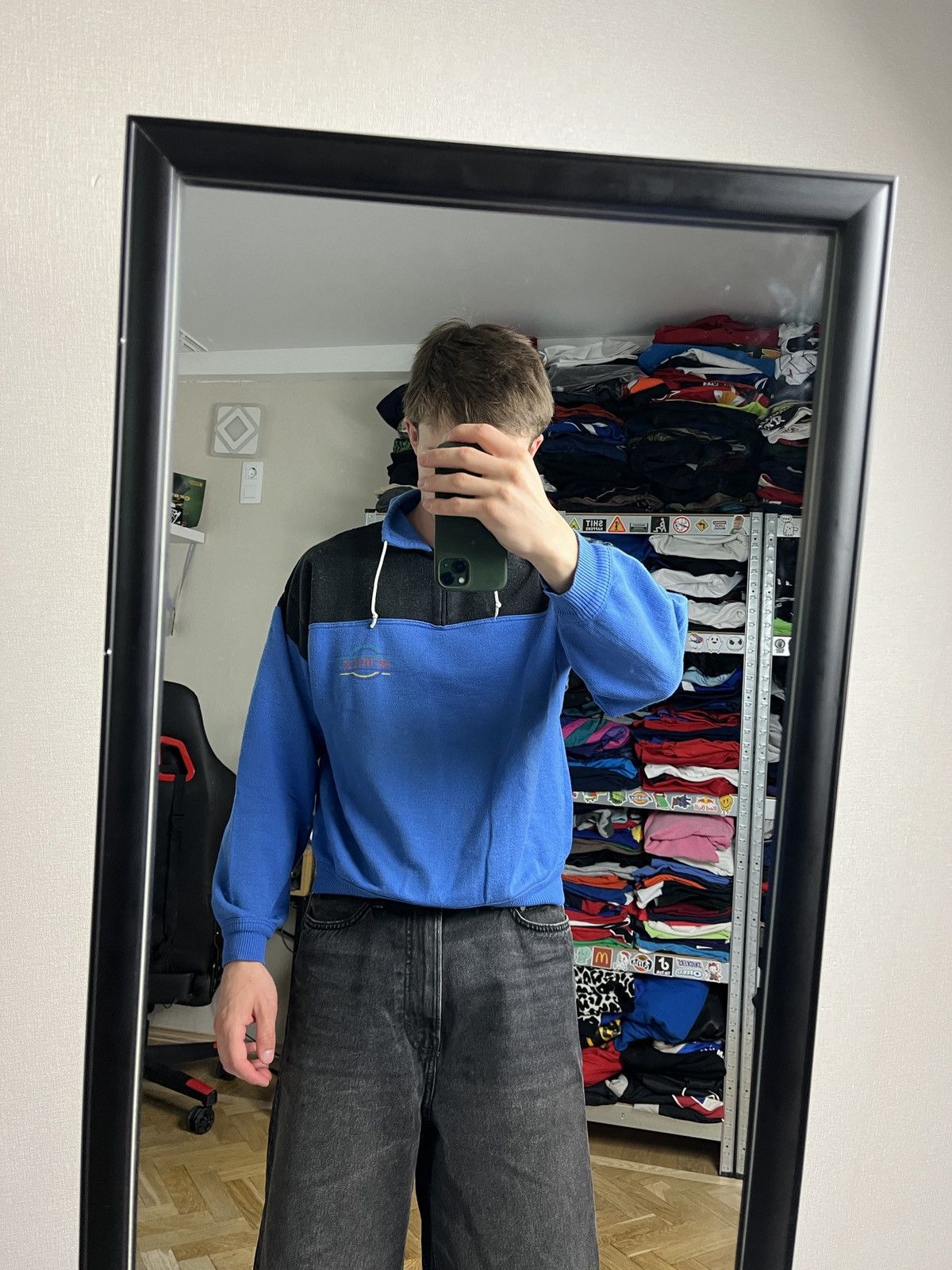 Avirex Vintage 90’s Avirex Zip Sweatshirt Workwear Military Sweater Size US M / EU 48-50 / 2 - 2 Thumbnail