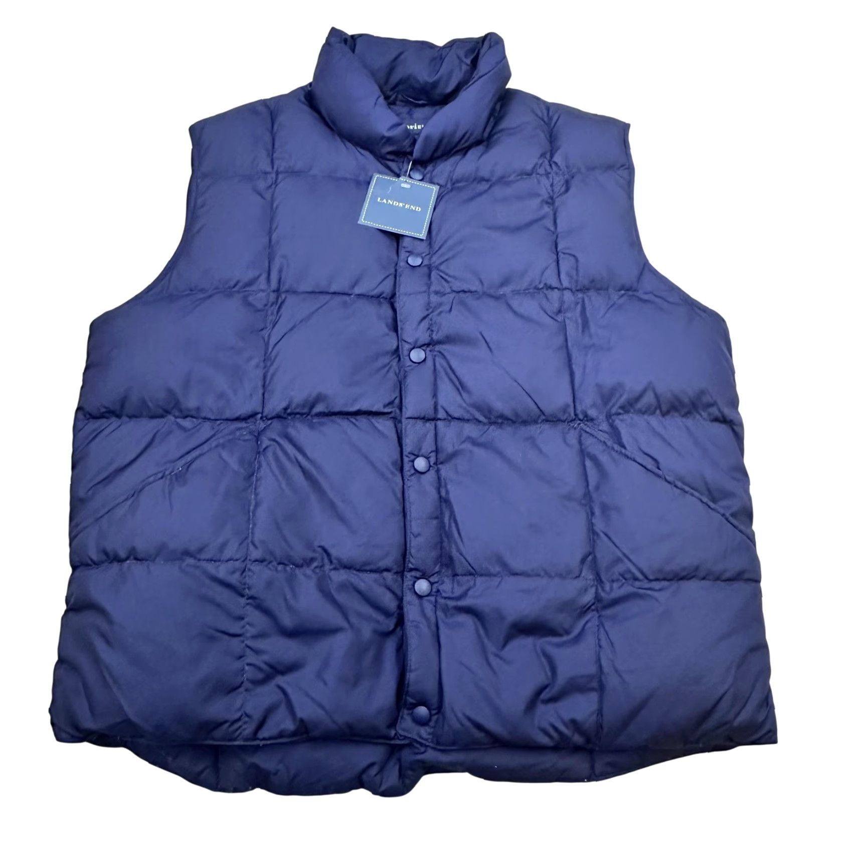 Vintage L.L.Bean Vest Mens Large Blue Goose Down Puffer Quilted Insulated Outdoor Hiking Vest Size US L / EU 52-54 / 3 - 2 Thumbnail