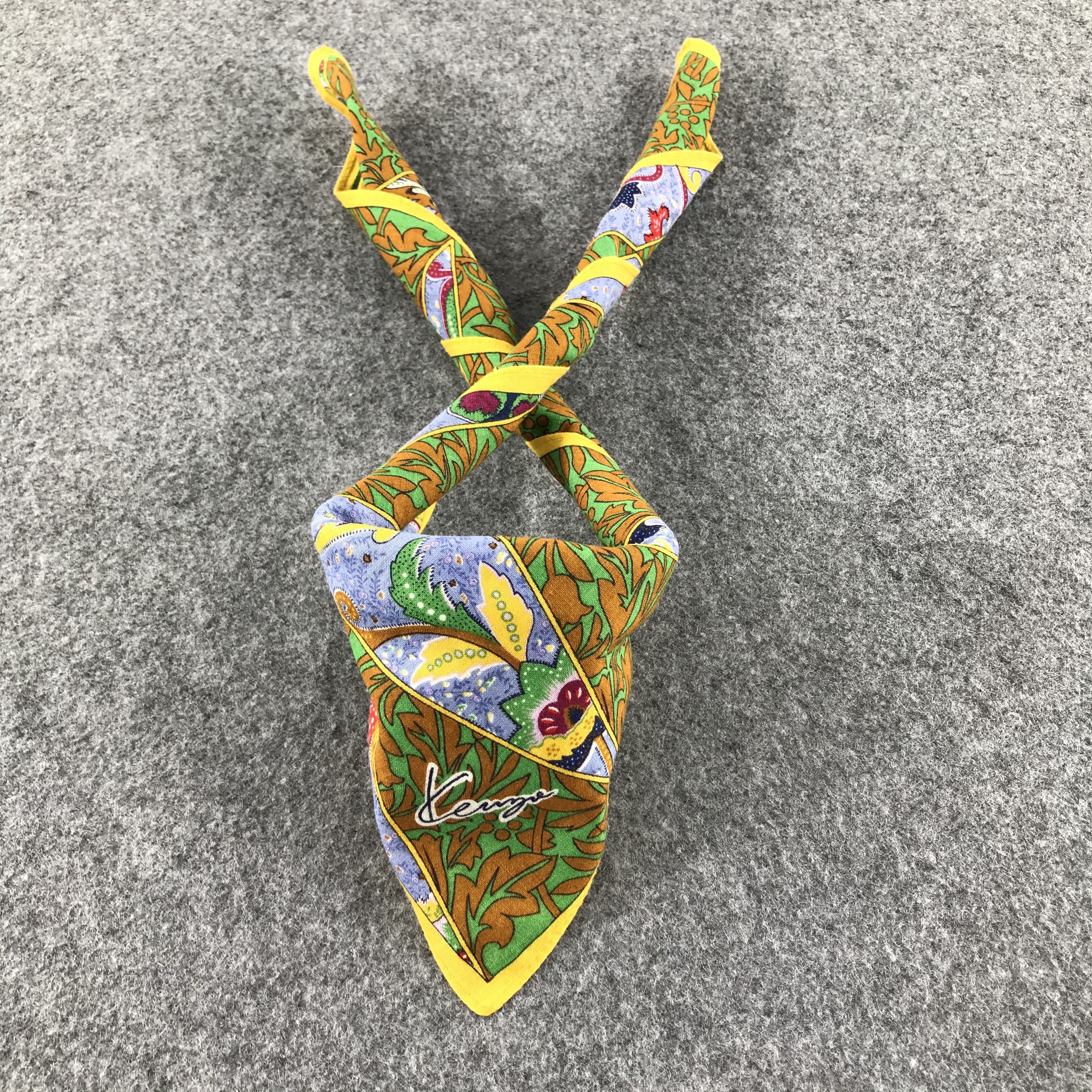 Kenzo Kenzo Batik Design Handkerchief Neckerchief H311 Size ONE SIZE - 3 Thumbnail