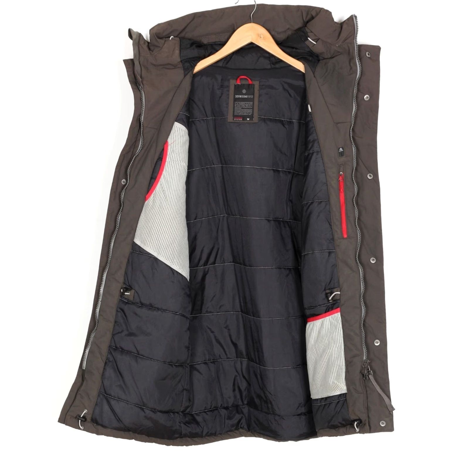 Vintage DIDRIKSONS Parka Jacket Men M Hooded Storm System Dry2 MJ6277 Size M / US 6-8 / IT 42-44 - 4 Thumbnail