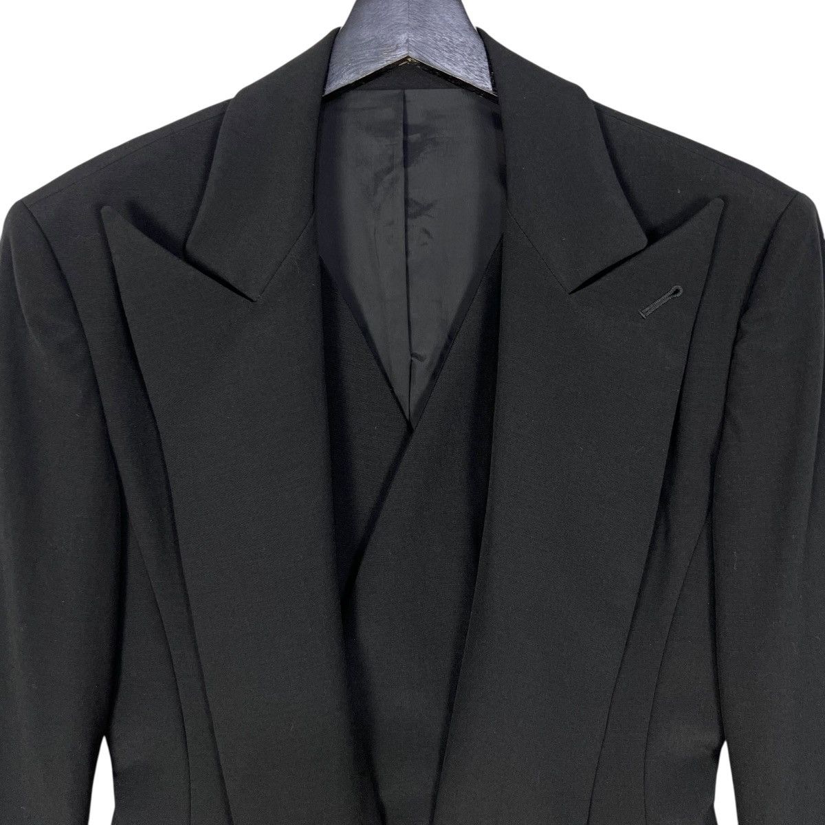 Jean Paul Gaultier JPG Jean Paul Gaultier Femme Drape Blazer Jacket Size M / US 6-8 / IT 42-44 - 3 Thumbnail