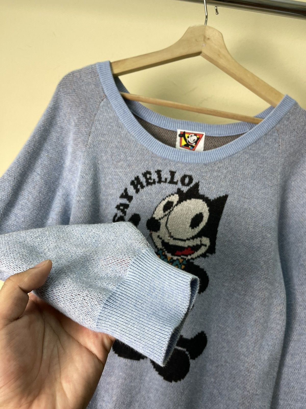Other Y2K Rodeo Crowns Felix The Cat Sweater Size L / US 10 / IT 46 - 4 Thumbnail