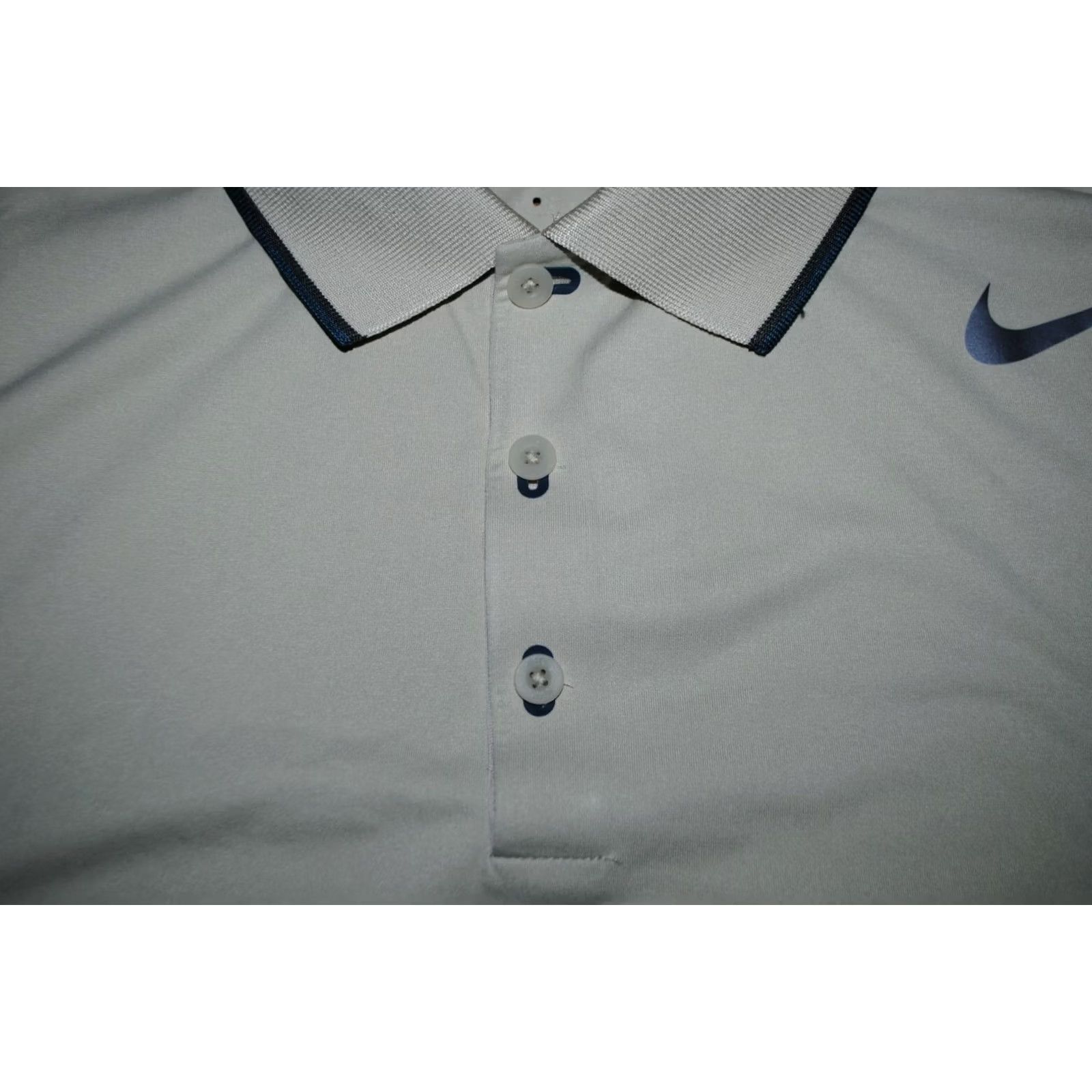 Nike Nike Roger Federer 2014 Brisbane RF Tennis Polo Shirt XL Men Gray Shirt Polo Mens XL Size US XL / EU 56 / 4 - 4 Thumbnail