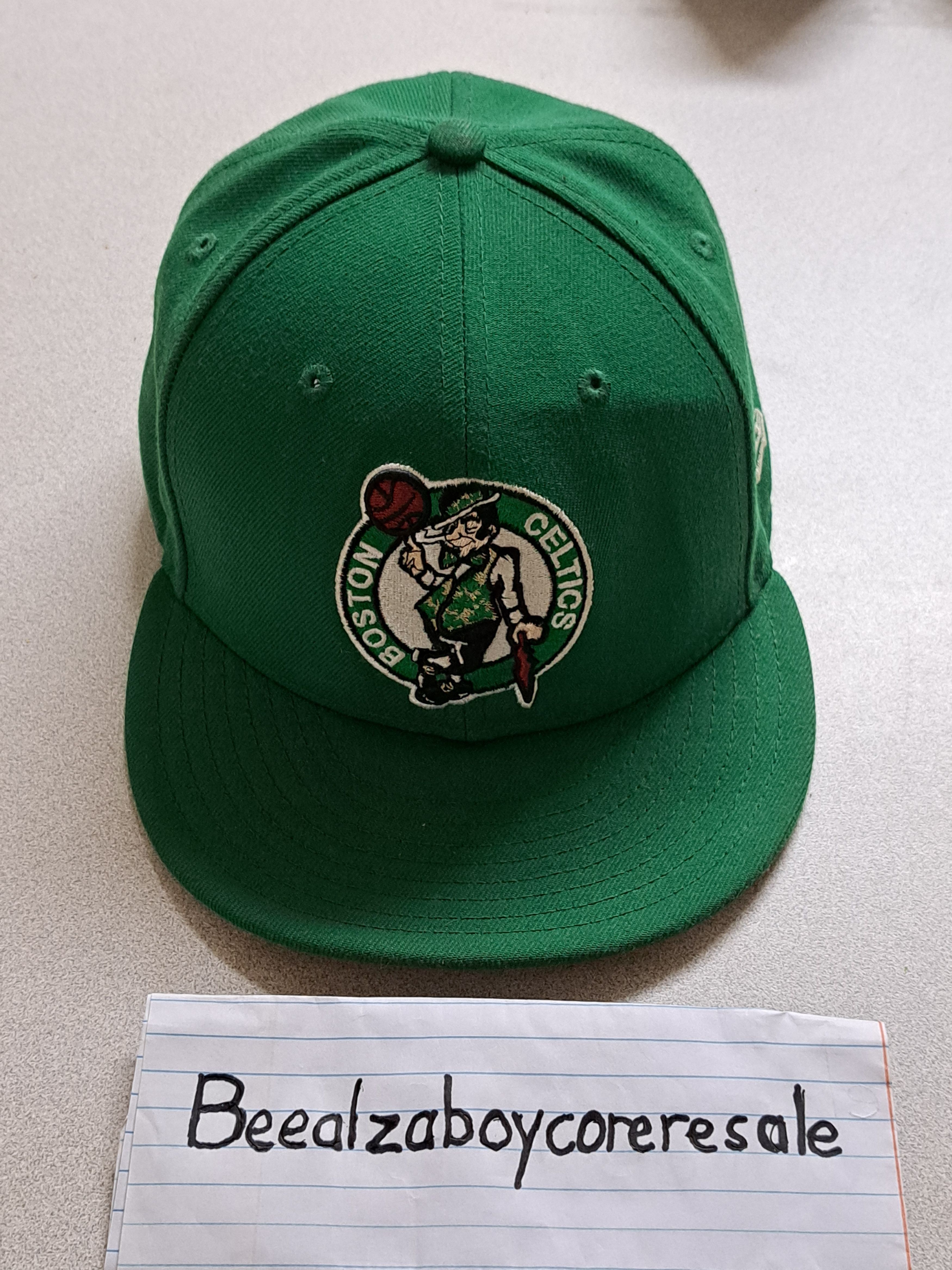 New Era Boston Celtics Structured, Flat-brimmed Snapback Hat Size ONE SIZE - 1 Thumbnail