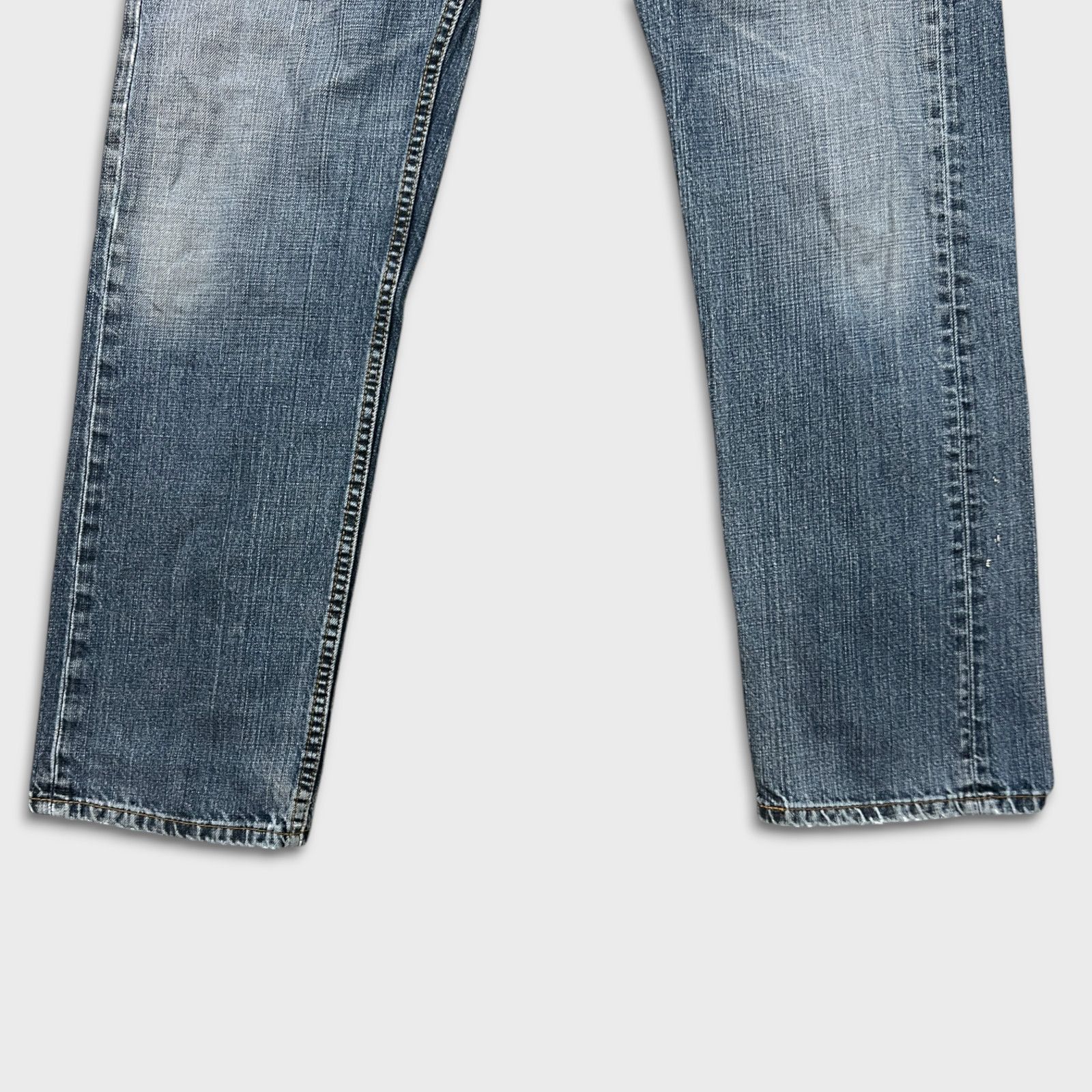 Levi's × Vintage Levi's 505 Jeans 34x32 Original Straight Faded Denim Pants Size US 34 / EU 50 - 4 Thumbnail