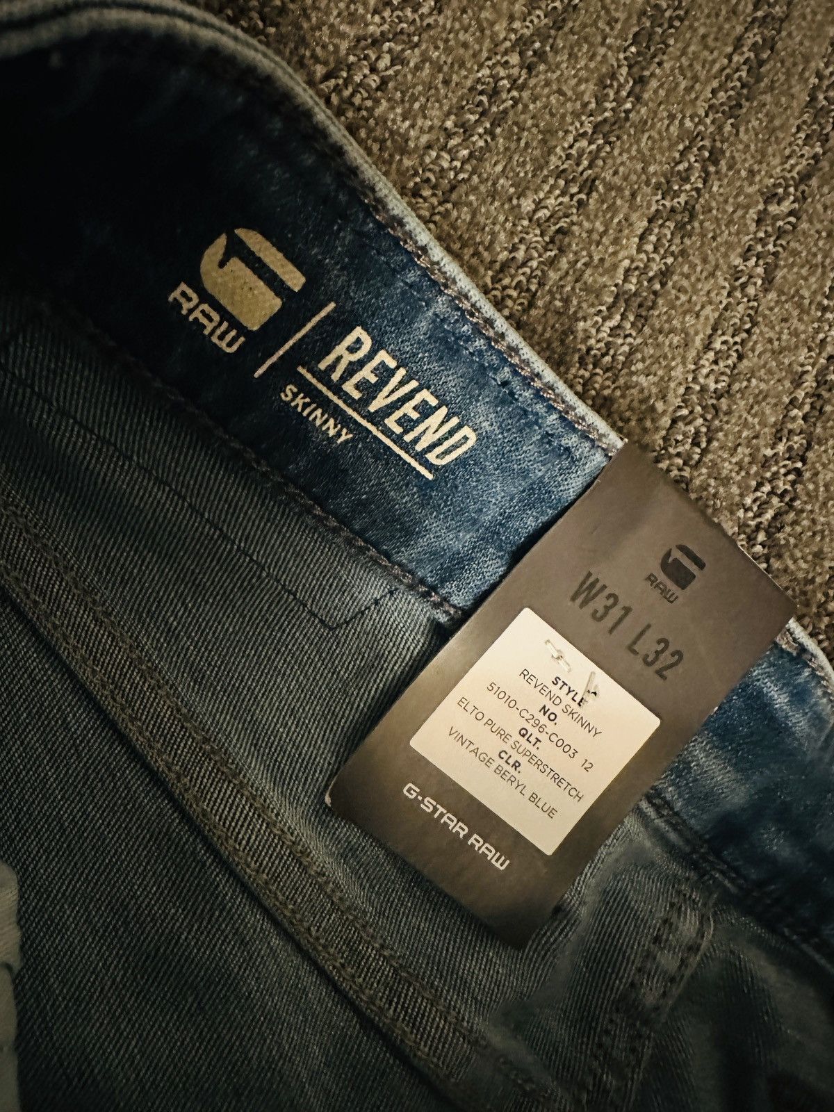 G-Star G Star Raw Revend Denim NEW Size US 31 - 5 Thumbnail