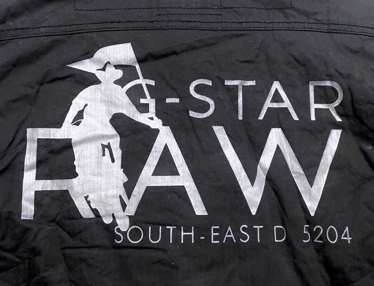G-Star G-Star Raw Denim Big Print Multipocket Black Hooded Jacket Size US XL / EU 56 / 4 - 23 Thumbnail