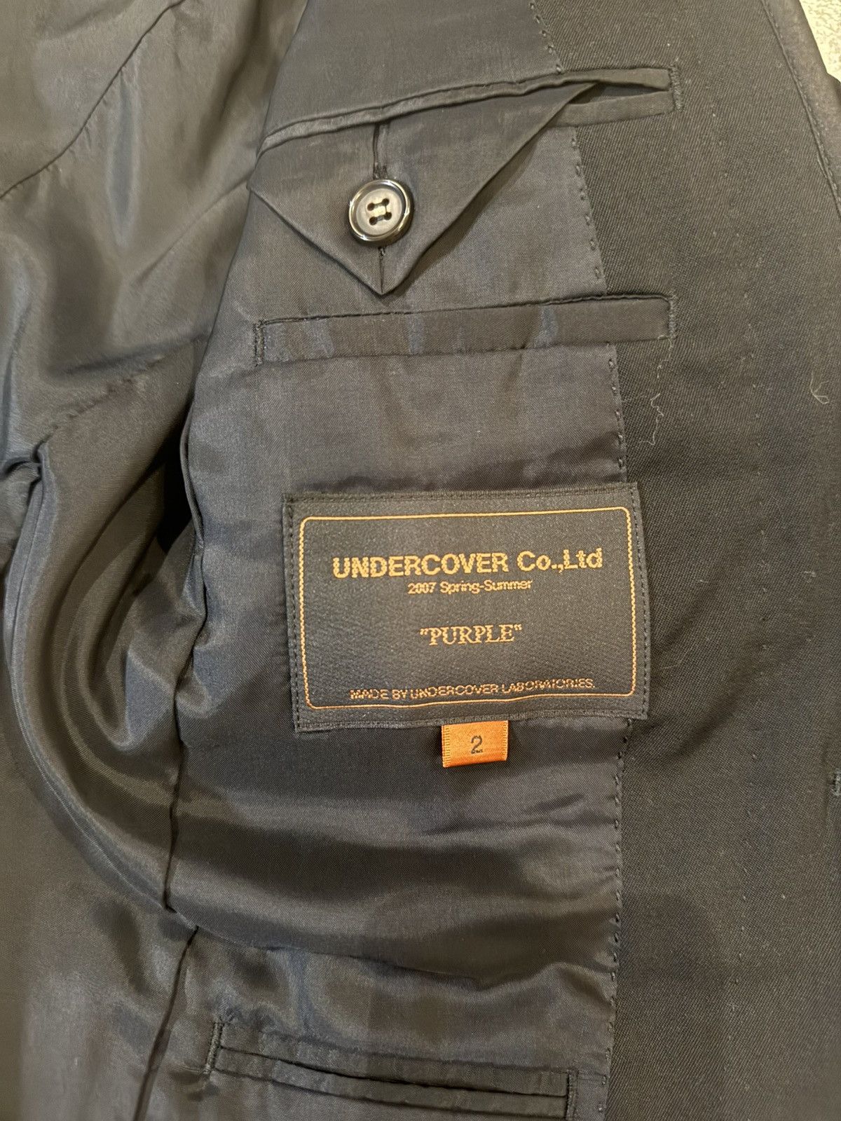 Undercover Undercover SS07 'Purple' Wool Blazer Size 46S - 6 Thumbnail