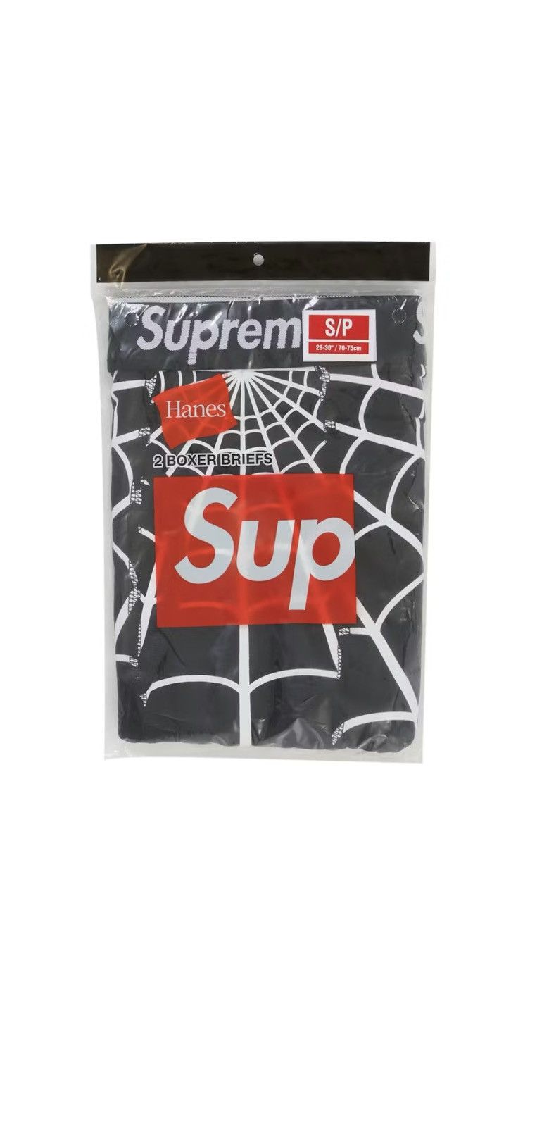 Supreme Supreme®/Hanes® Spider-Man Boxer Briefs (2 Pack) Black Size 32 - 3 Thumbnail