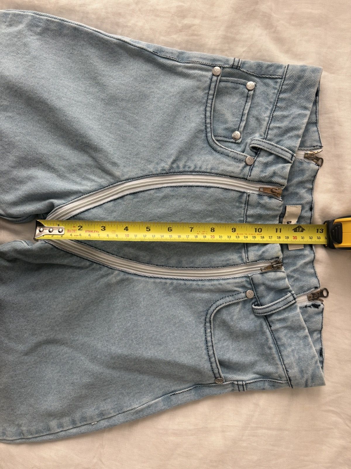 GmbH GMBH double zip straight leg jeans Size US 28 / EU 44 - 8 Thumbnail
