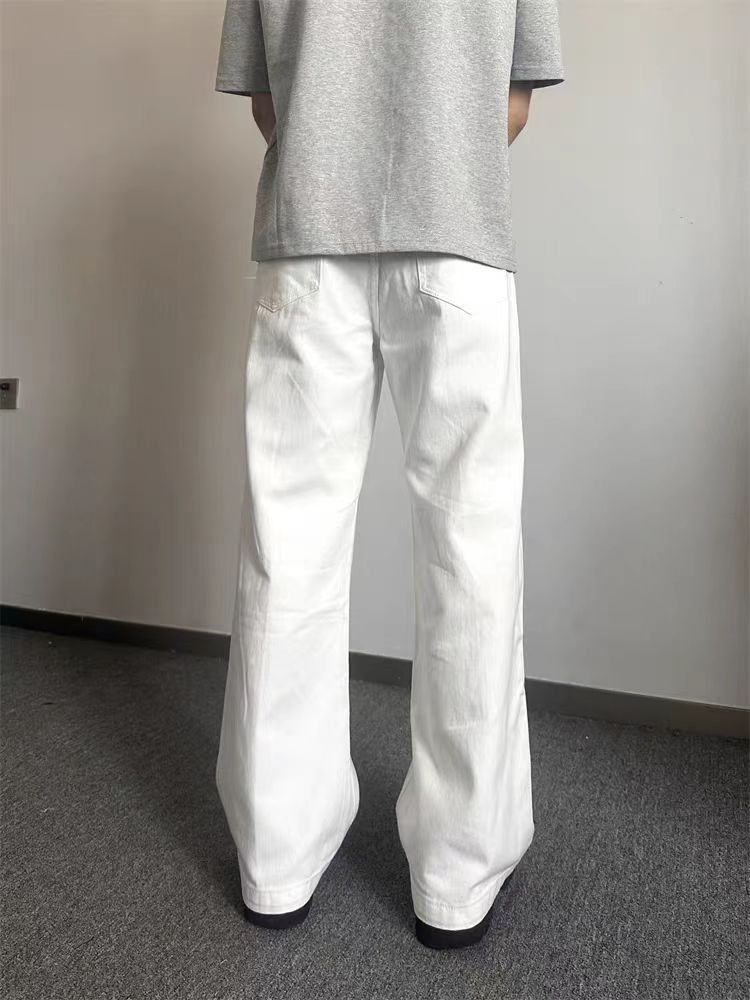 Jean Casual white loose-fitting pants Size US 32 / EU 48 - 4 Thumbnail
