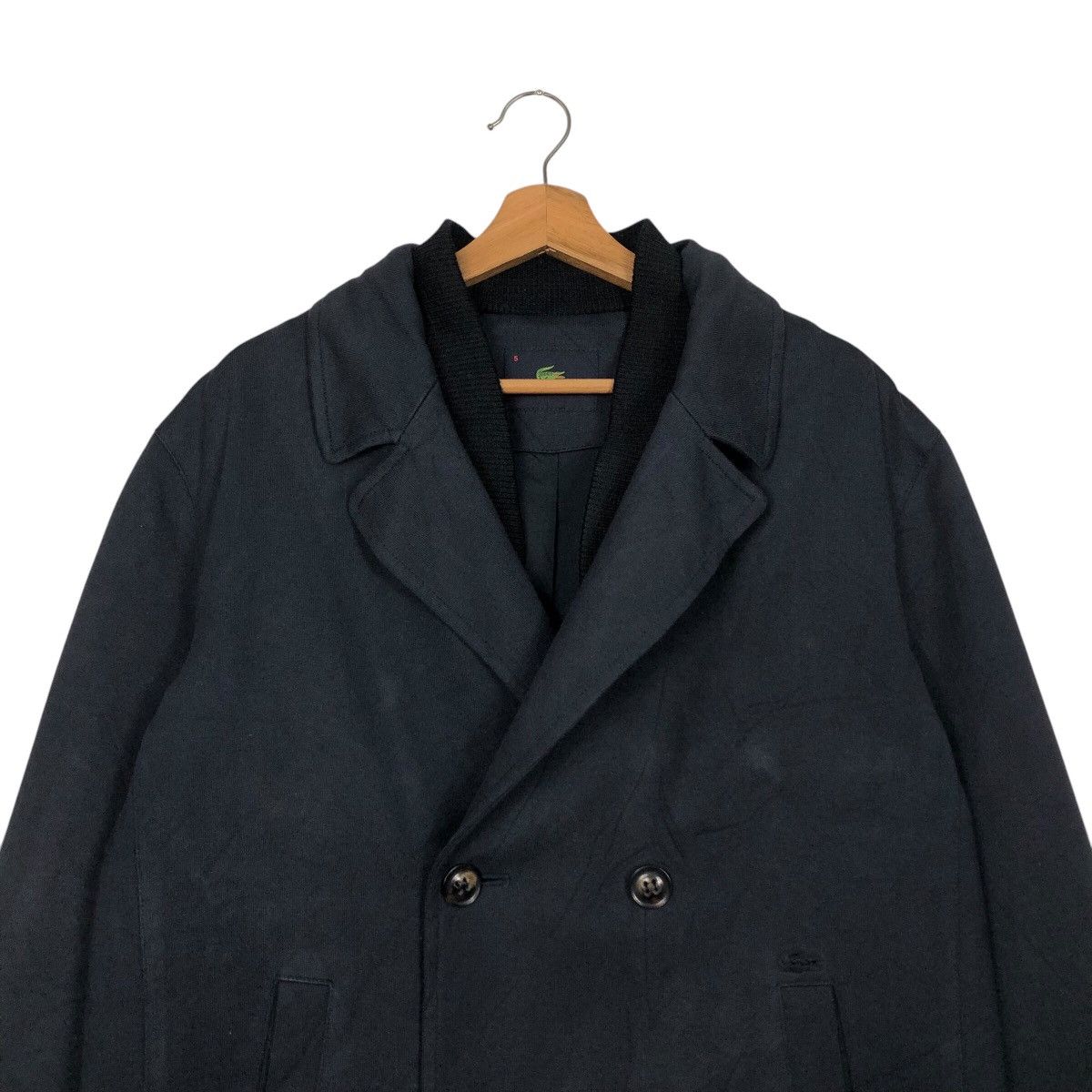 Japanese Brand × Vintage 📌Vintage Chore Work Jacket Lacoste Rich Black Issey Miyake Size US M / EU 48-50 / 2 - 4 Thumbnail