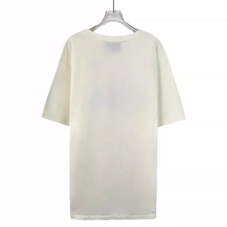Gucci Gucci White logo printed round-neck cotton short-sleeved T- Size US XL / EU 56 / 4 - 2 Thumbnail