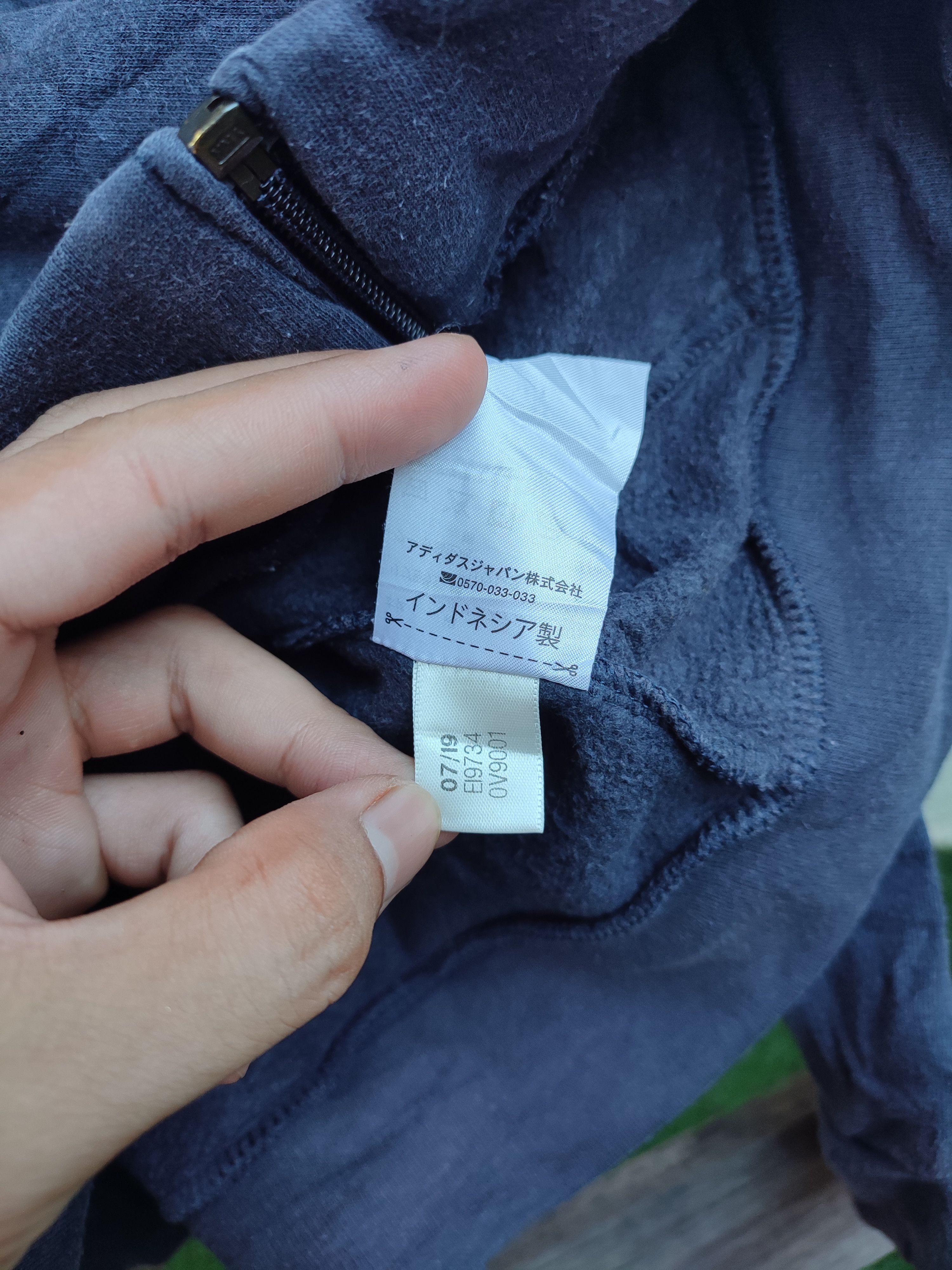 Adidas Y2K Sun Faded Adidas Zip Up Hoodies Size US L / EU 52-54 / 3 - 6 Thumbnail