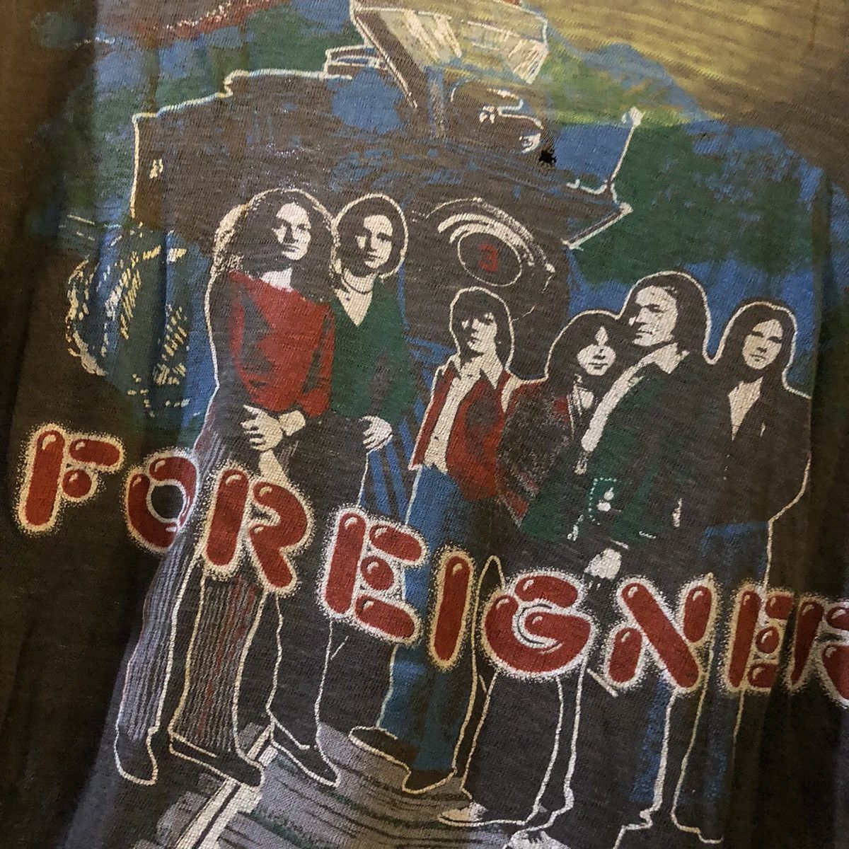 Band Tees × Vintage 1978 Foreigners band tee Size US L / EU 52-54 / 3 - 5 Thumbnail