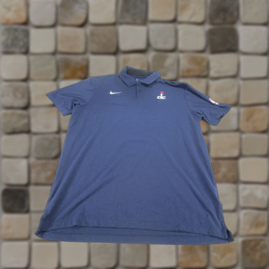 Nike Nike Polo Shirt Men Medium Dri-FIT Stretch Golf Blue Size US M / EU 48-50 / 2 - 1 Thumbnail