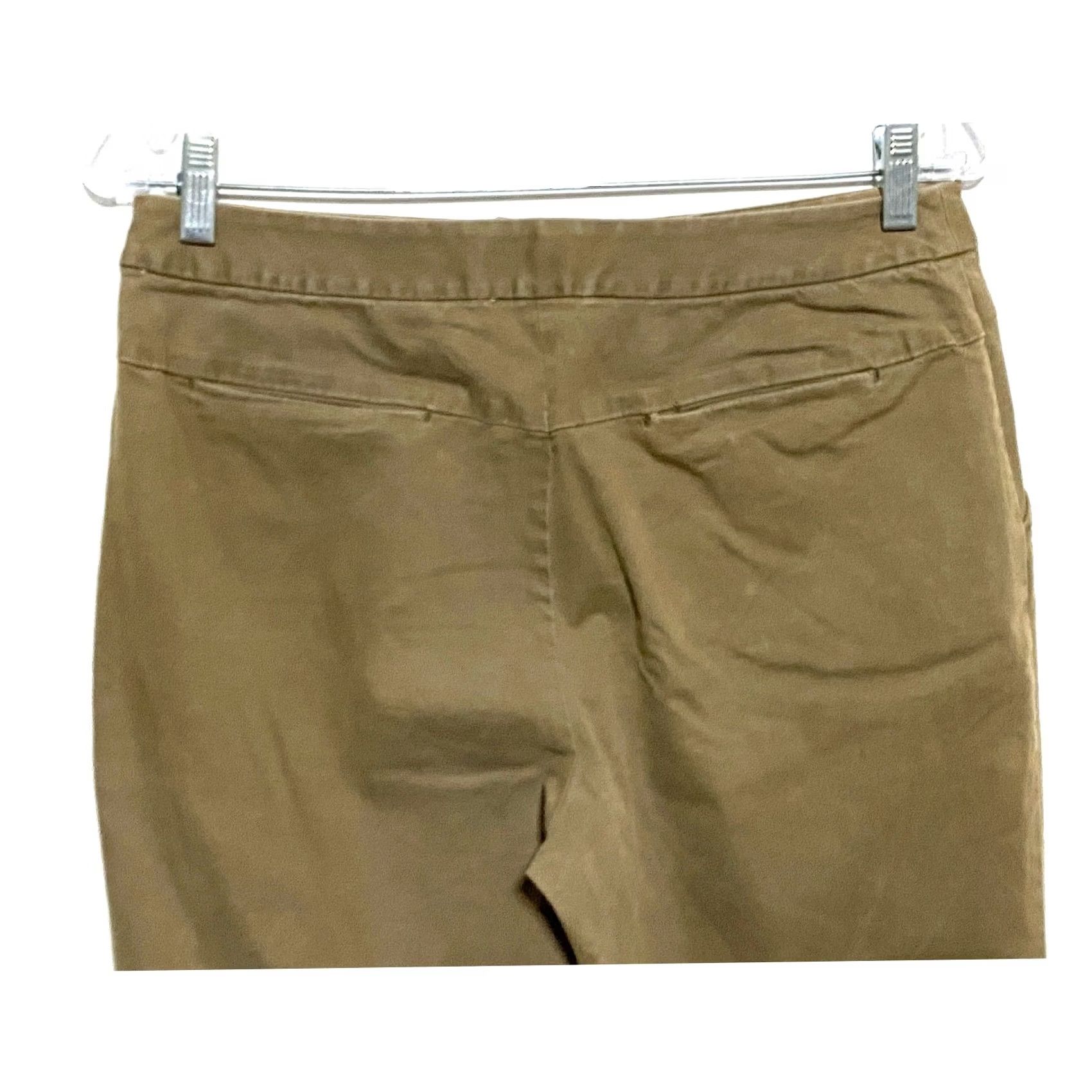 Talbots VTG Talbots Chinos Pants 8 Stretch Neutral Classic Minimalist Khaki Work Size 28" / US 6 / IT 42 - 4 Thumbnail