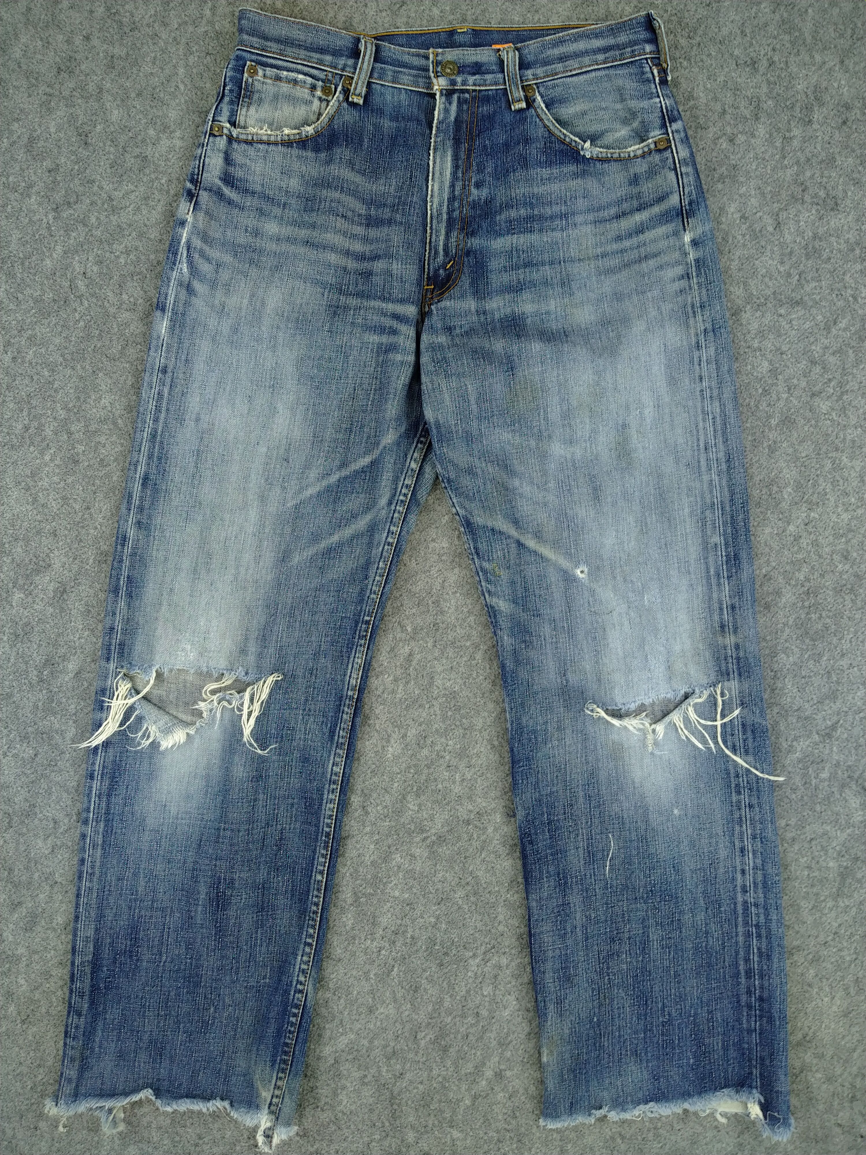 Levi's Faded Blue Vintage Levi's 504 Jeans 31x29 Denim -JN1069 Size US 31 - 1 Thumbnail