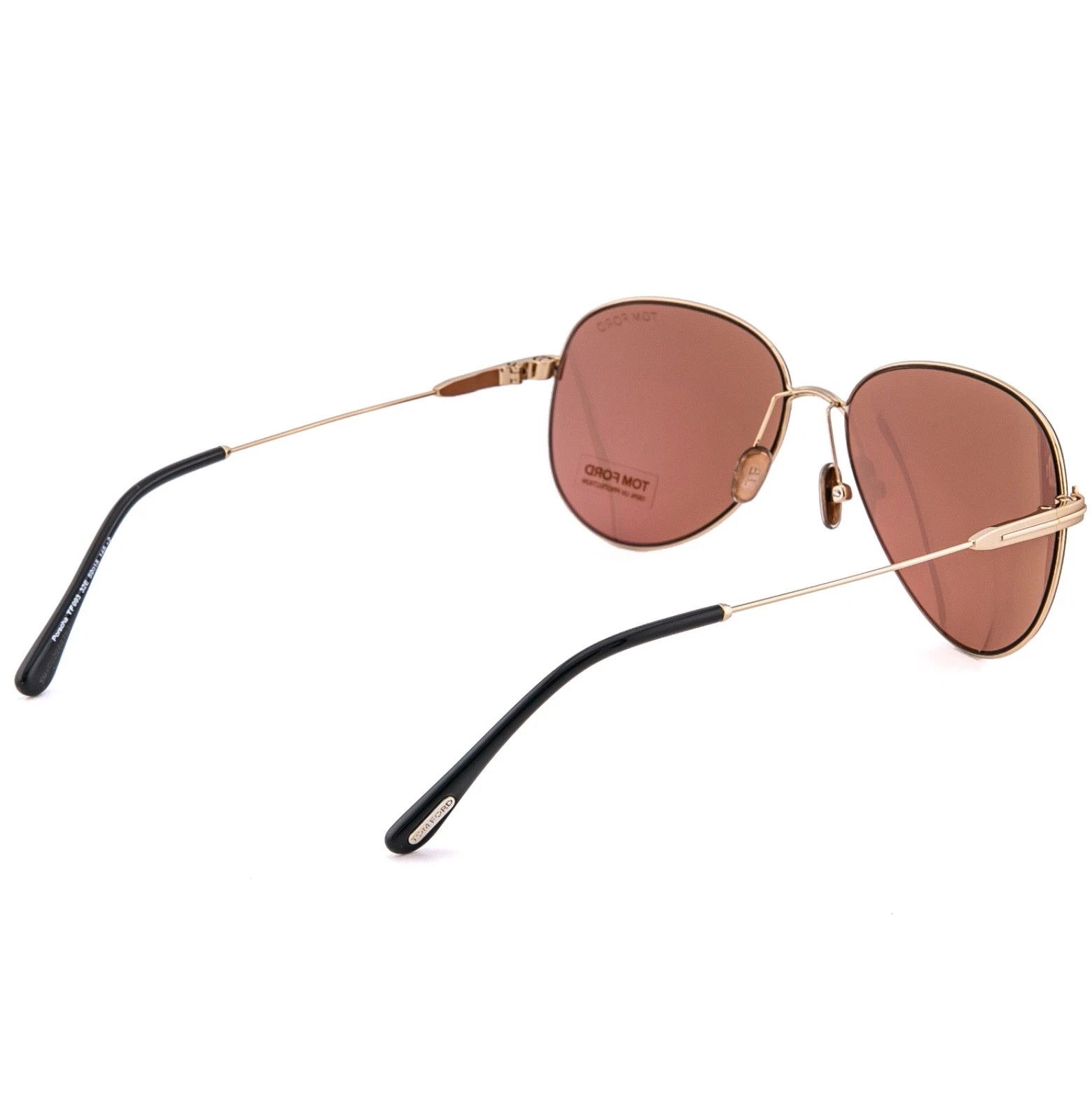 Tom Ford TOM FORD PORSCHA TF0993 32E Gold Brown Pilot 993 FT0993 Size ONE SIZE - 5 Thumbnail