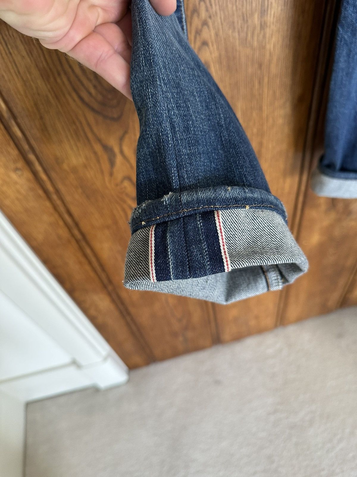 Saint Laurent Paris SS21 $890 Saint Laurent selvedge blue denim jeans 32 Size US 32 / EU 48 - 15 Thumbnail