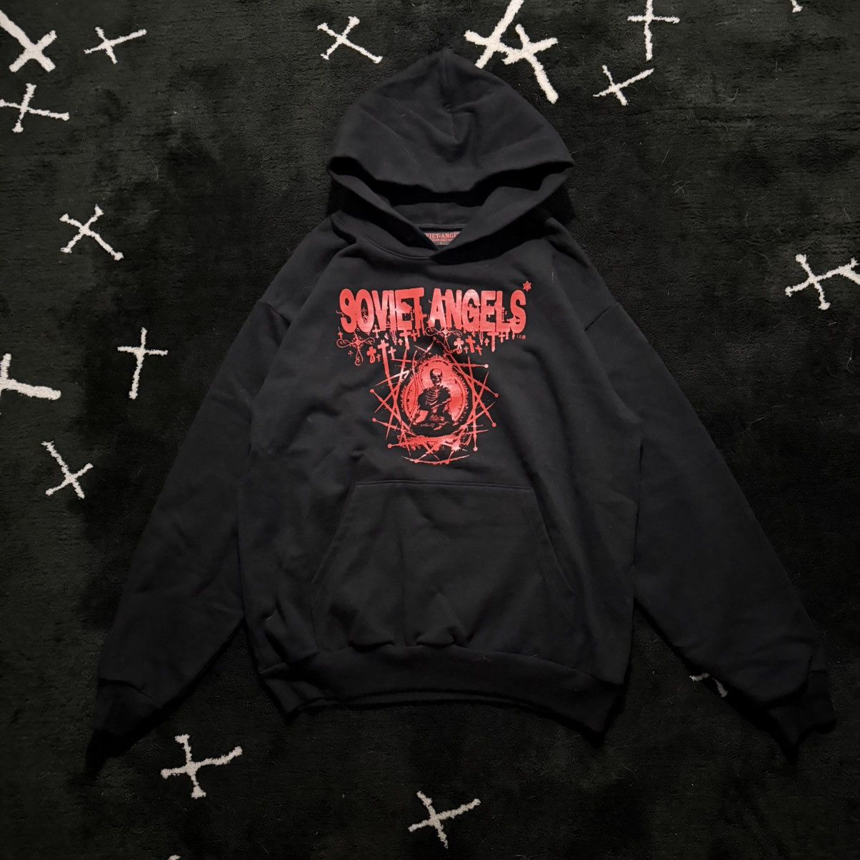 KEAGAN HOFFMAN FW21 - Soviet Angels OG Perish Hoodie Size US L / EU 52-54 / 3 - 1 Thumbnail