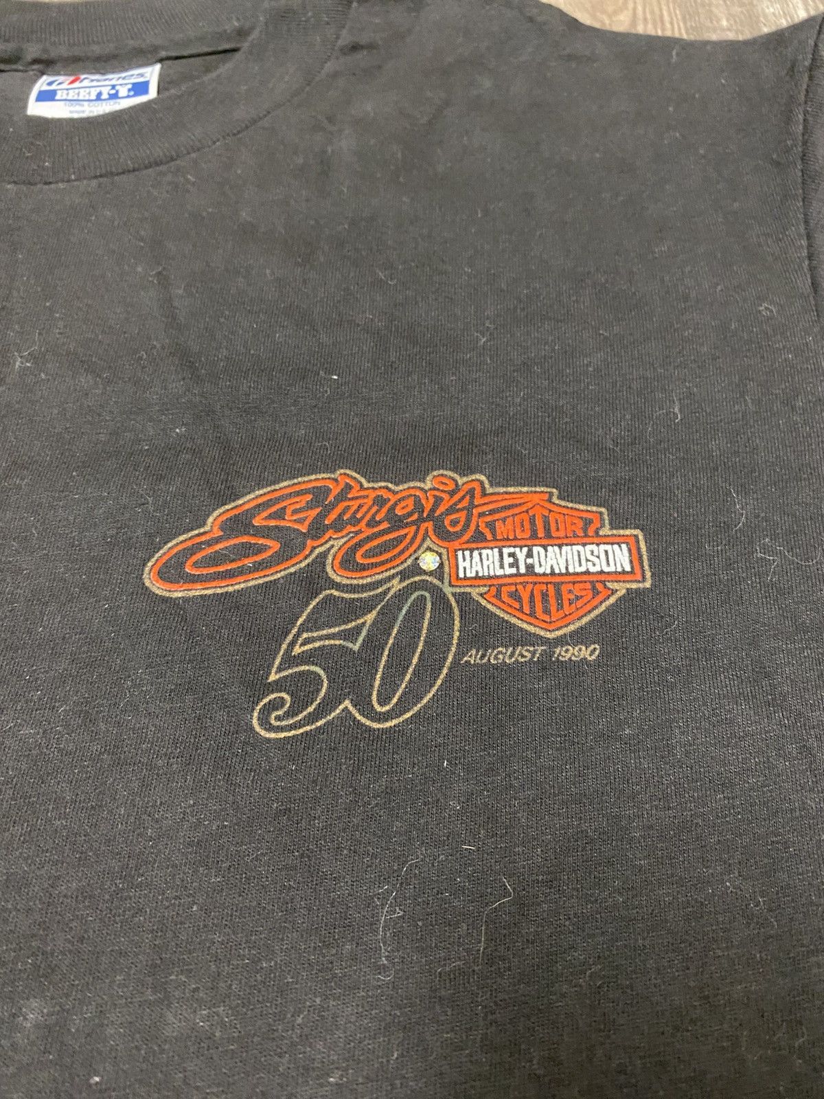 Harley Davidson Vintage 90’s 1990 Harley Davidson Willie G Tee T Shirt Grail Size US L / EU 52-54 / 3 - 2 Thumbnail