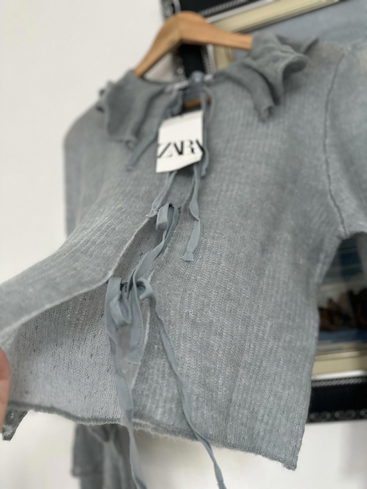 Zara ZARA cardigan with ties BNWT Size M / US 6-8 / IT 42-44 - 3 Thumbnail