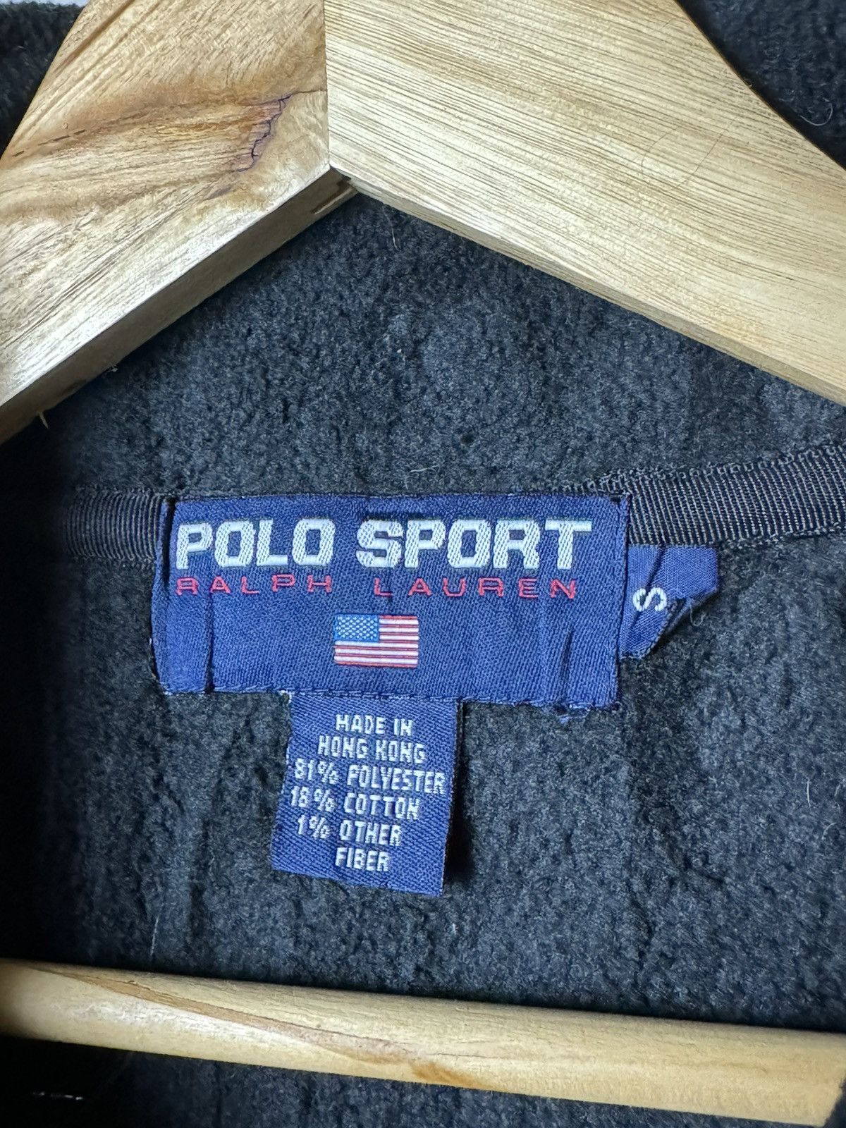 Polo Ralph Lauren × Ralph Lauren × Vintage Polo sport usa quarter zipper jacket Size US M / EU 48-50 / 2 - 5 Thumbnail