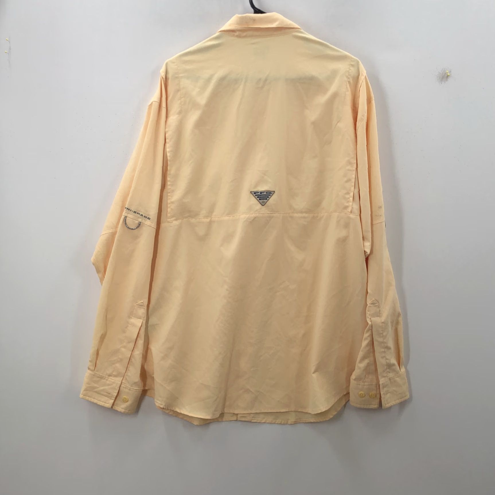 Vintage Columbia Mens Yellow Pockets Long Sleeve Collared Casual Button-Up Shirt XL Sz Size US XL / EU 56 / 4 - 7 Thumbnail