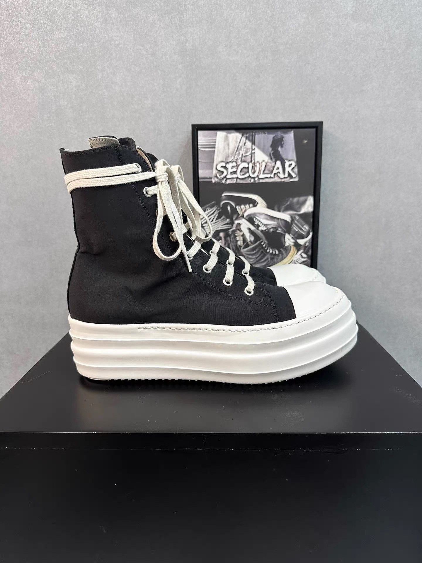 Rick Owens Rick Owens Double Sole Ramones K34 Size US 10 / EU 43 - 1 Thumbnail