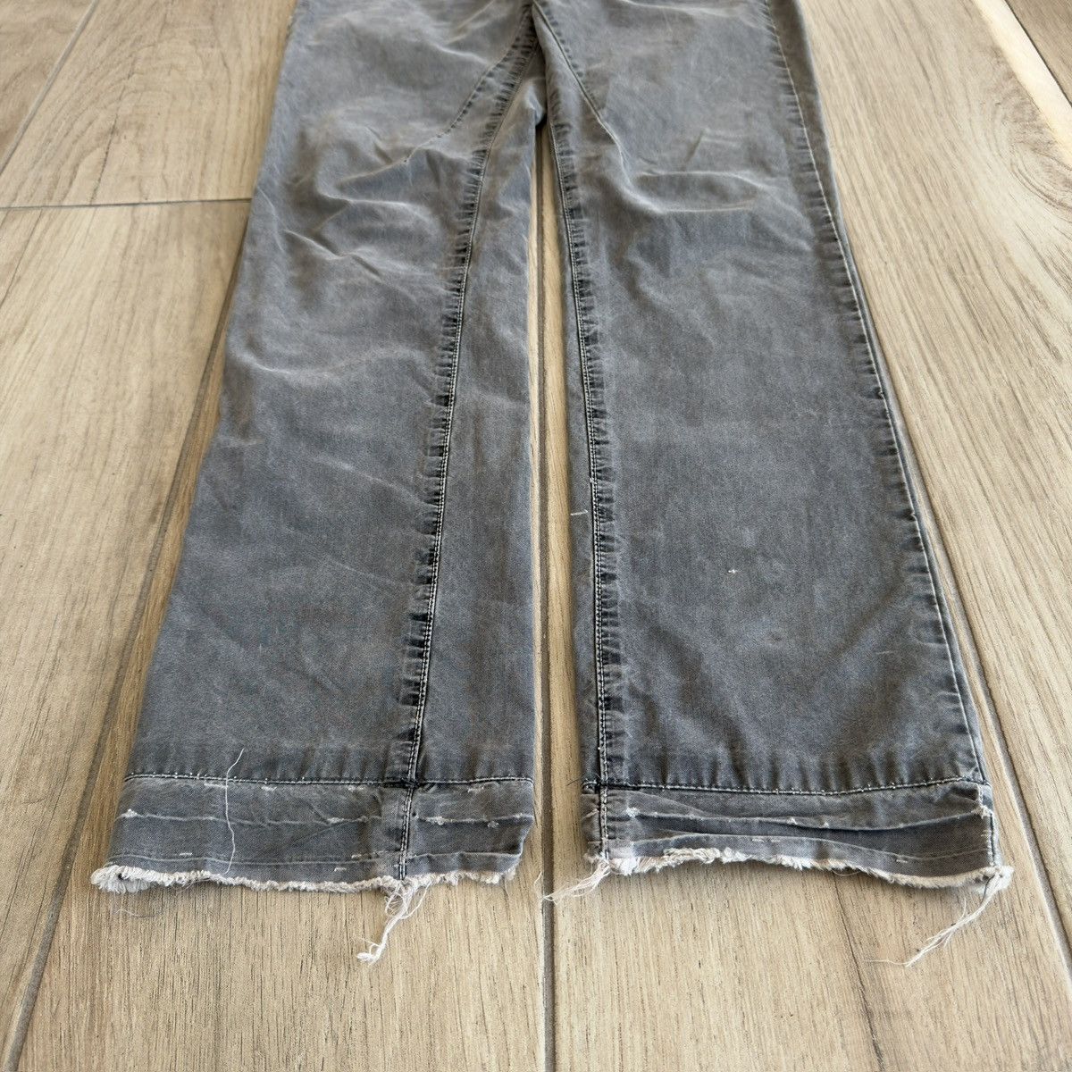 Rick Owens Drkshdw SS2006 "Tungsten" Dark Shadow Thin Denim Jeans Size US 28 / EU 44 - 3 Thumbnail