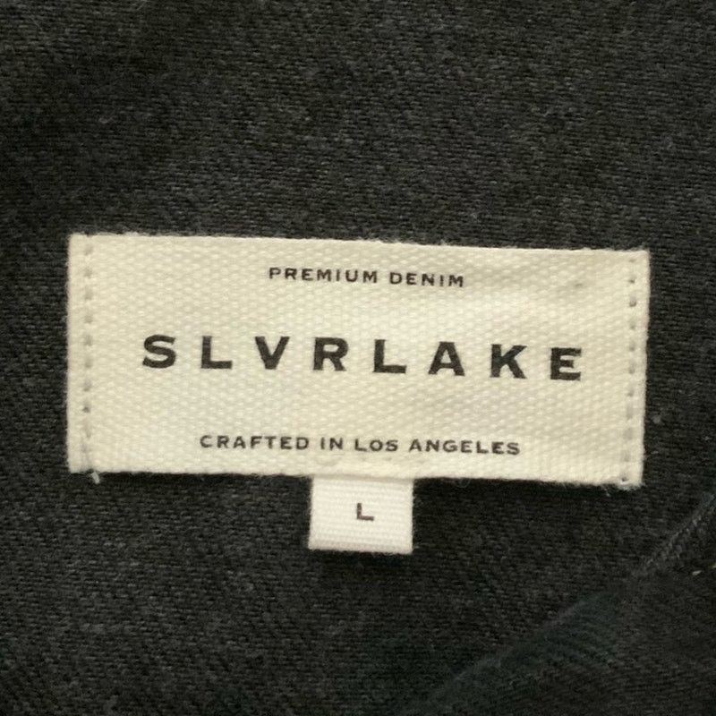 Unknown London Silverlake Jagger Denim Shirt Mini Dress Black Womens Size L Size L / US 10 / IT 46 - 4 Thumbnail