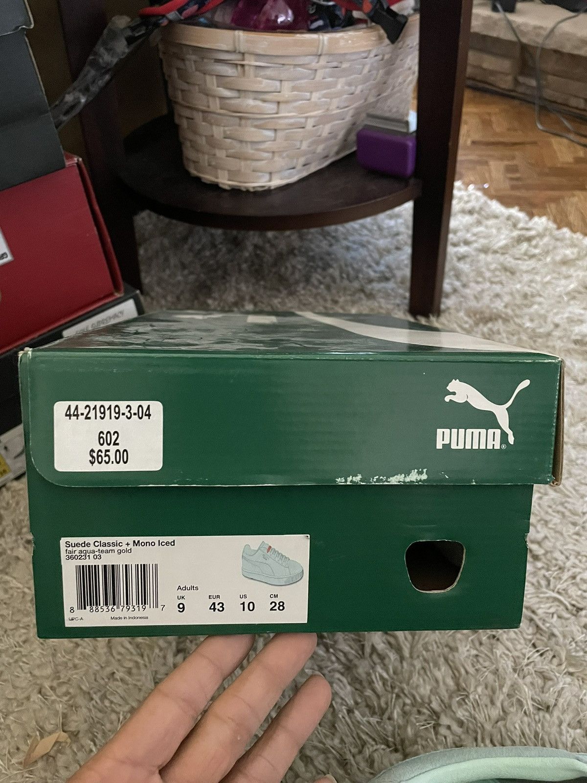 Puma Puma Suede Classic Mono Iced Fair Alpha Sz 10 Size US 10 / EU 43 - 8 Thumbnail