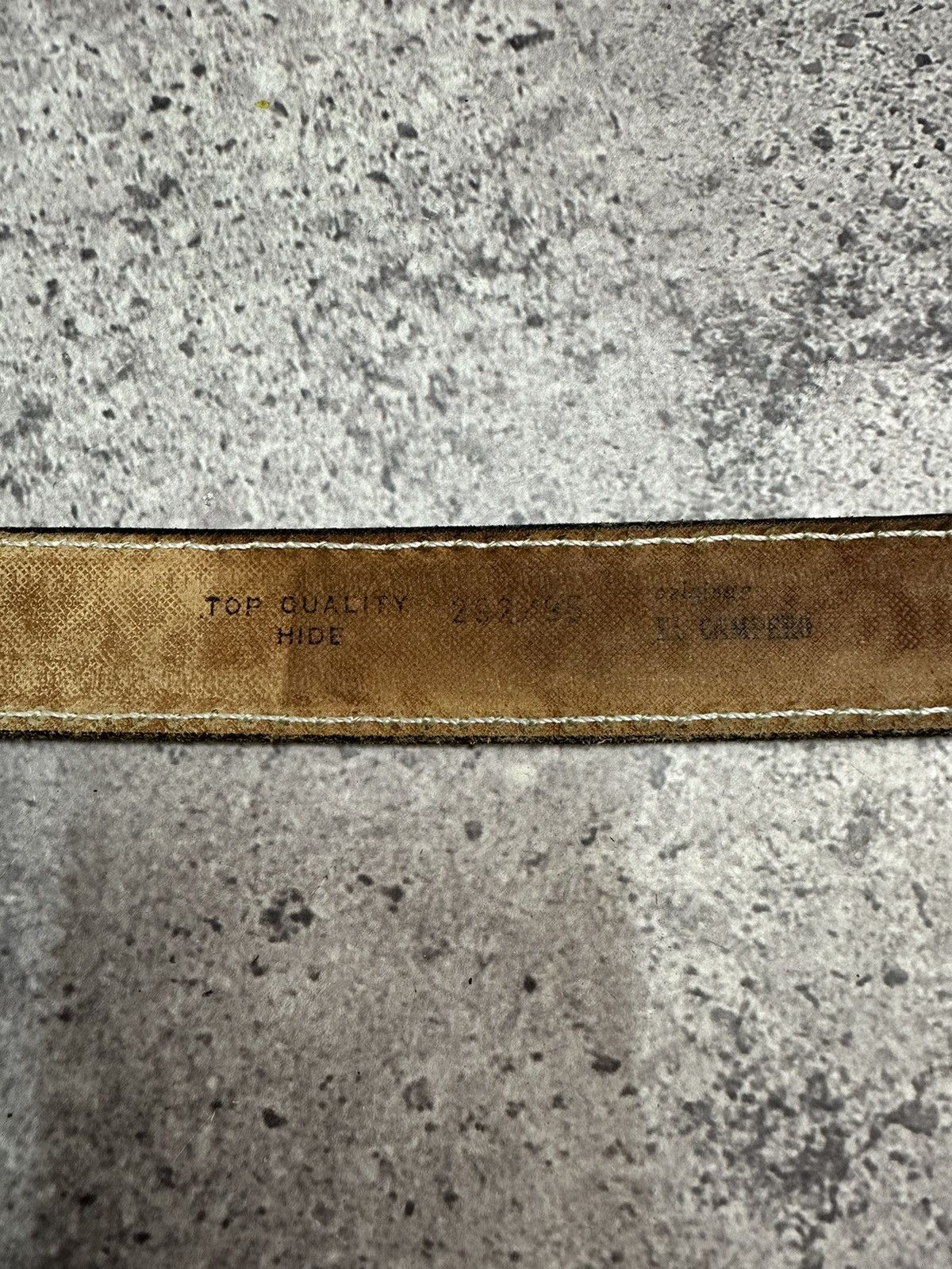 Hysteric Glamour × Leather × Vintage Vintage Leather Belt Y2K Rhinestones Punk Western Metal Size 34 - 12 Thumbnail