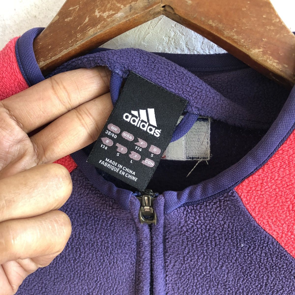 Adidas × Vintage vintage FRANCE FOOTBALL CLUB 2003 fleece Size US S / EU 44-46 / 1 - 16 Thumbnail
