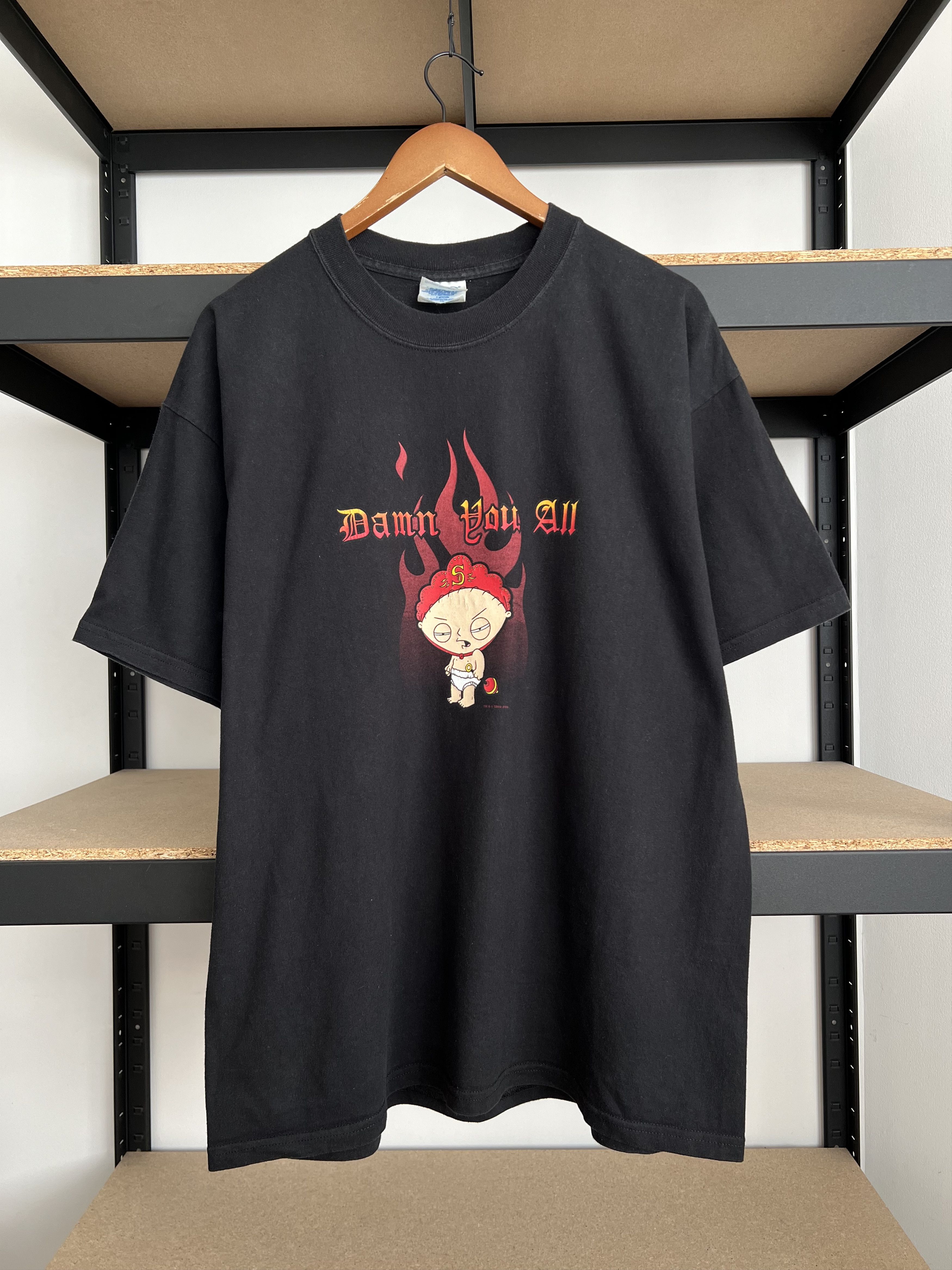 Cartoon Network Vintage 2003 Family Guy Stewie Damn You All Cartoon T-shirt Size US XL / EU 56 / 4 - 1 Thumbnail