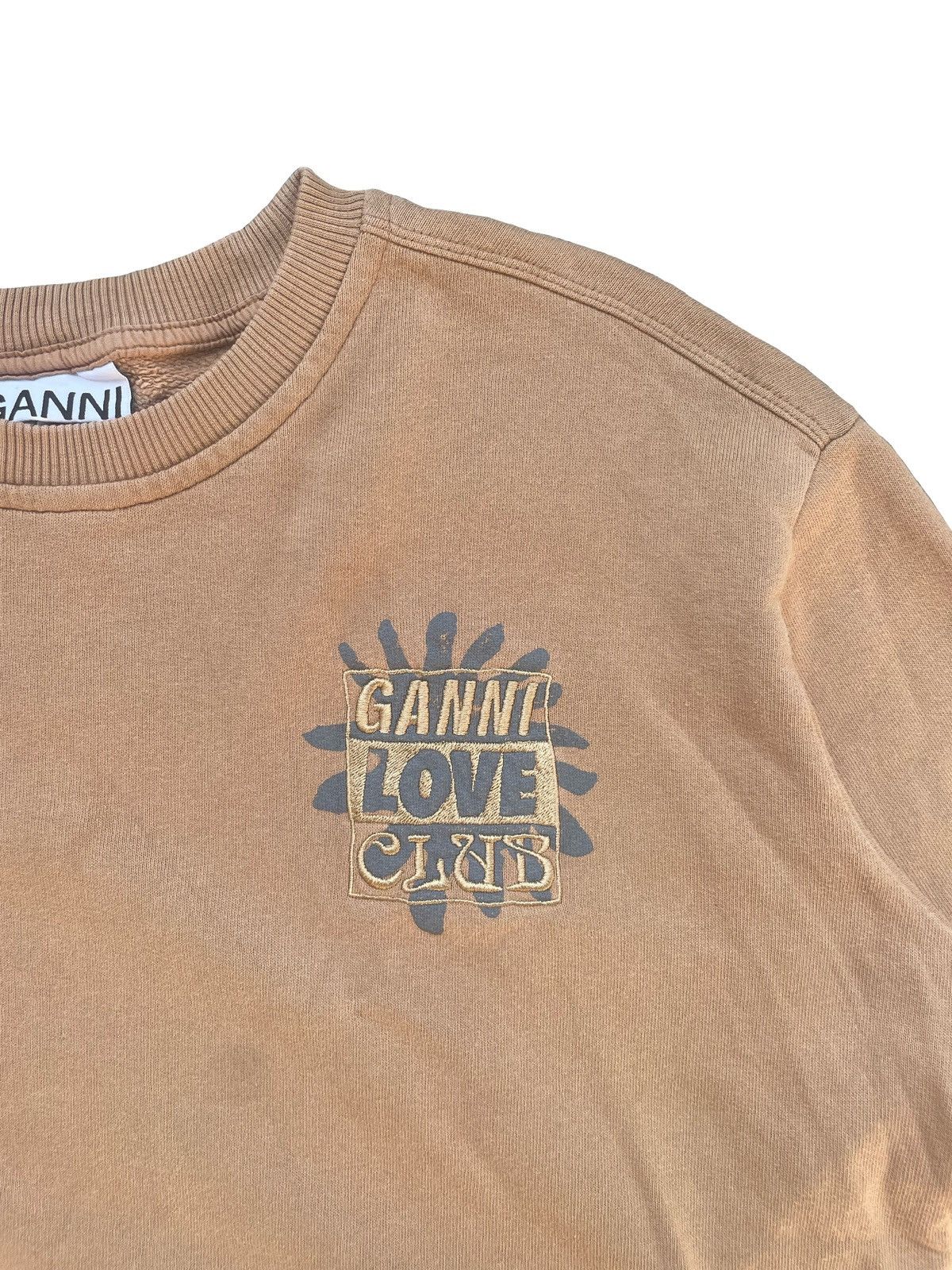 Ganni GANNI Drop Shoulder Layered Sweatshirt Size S / US 4 / IT 40 - 1 Thumbnail