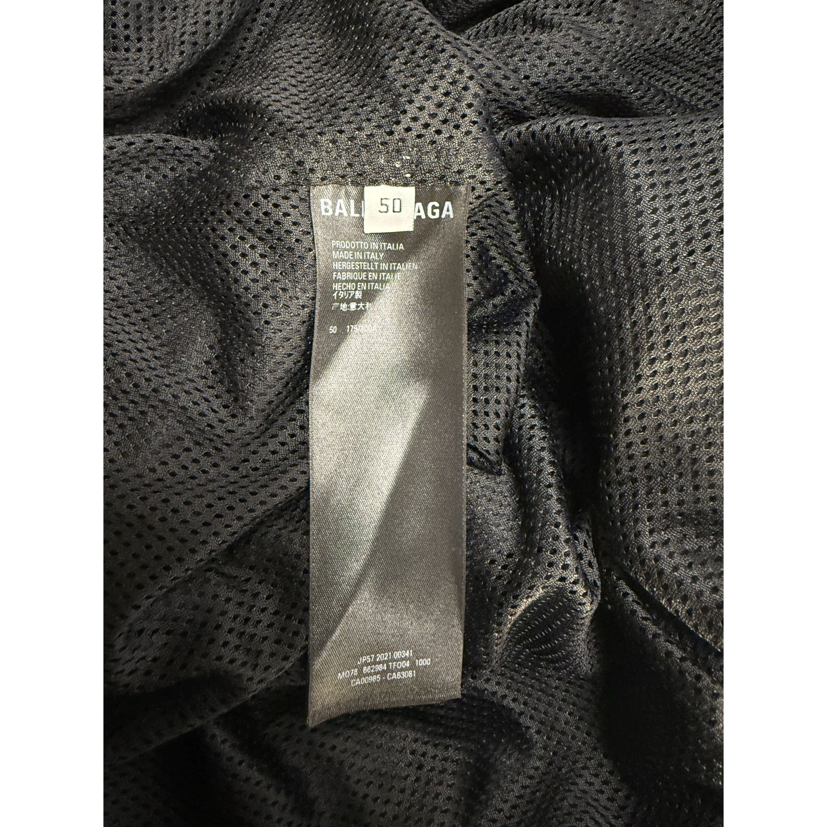 Balenciaga Balenciaga Black Nylon Jacket With "Free" Back Print & Embro Size US M / EU 48-50 / 2 - 5 Thumbnail