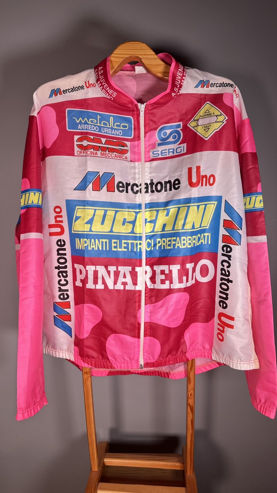 Vintage mercatone uno zucchini pinarello vintage jacket🔥 Size US XL / EU 56 / 4 - 4 Thumbnail