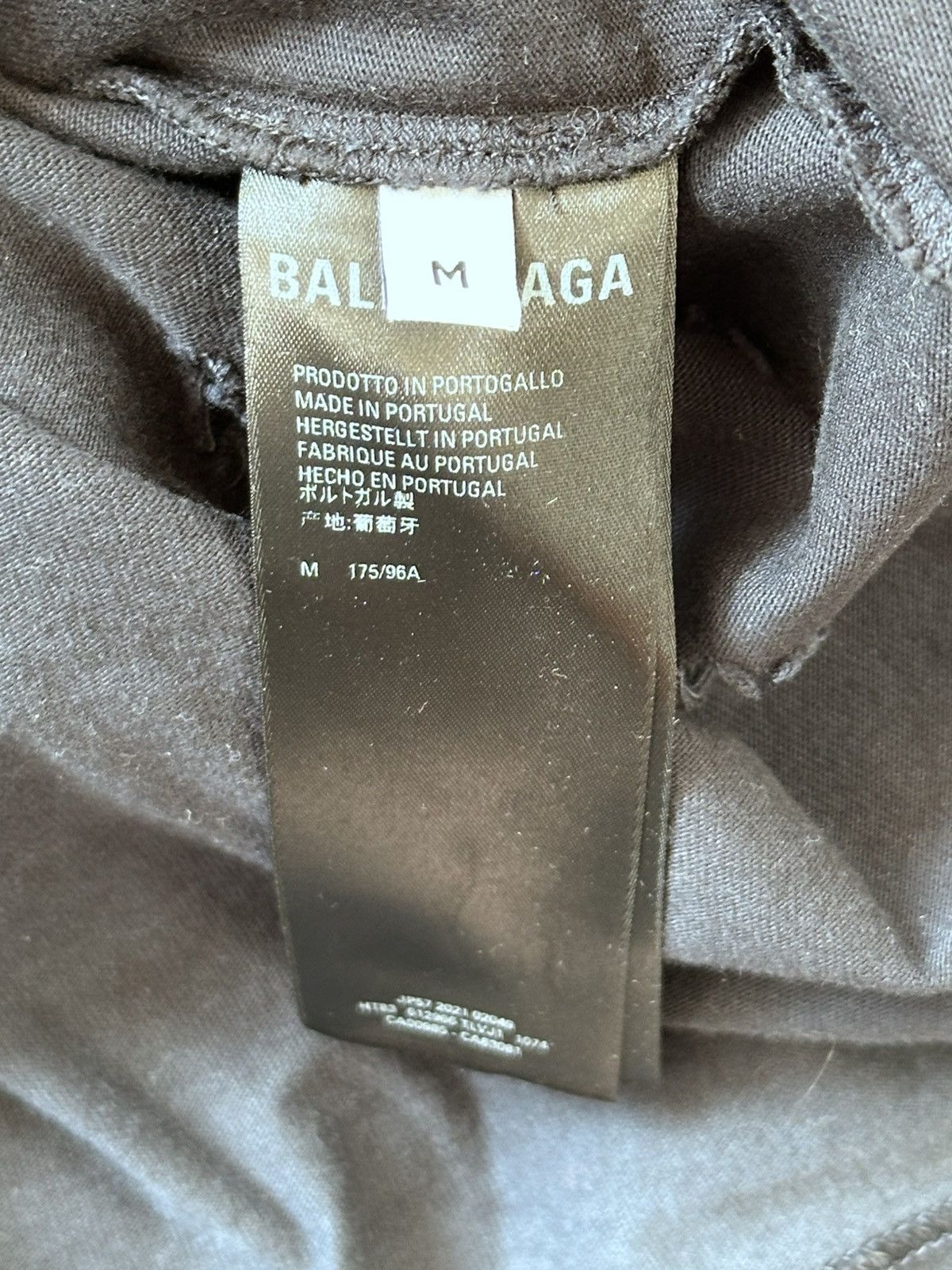 Balenciaga Balenciaga Maison Fondee Medium Fit T-Shirt Navy Size US M / EU 48-50 / 2 - 5 Thumbnail