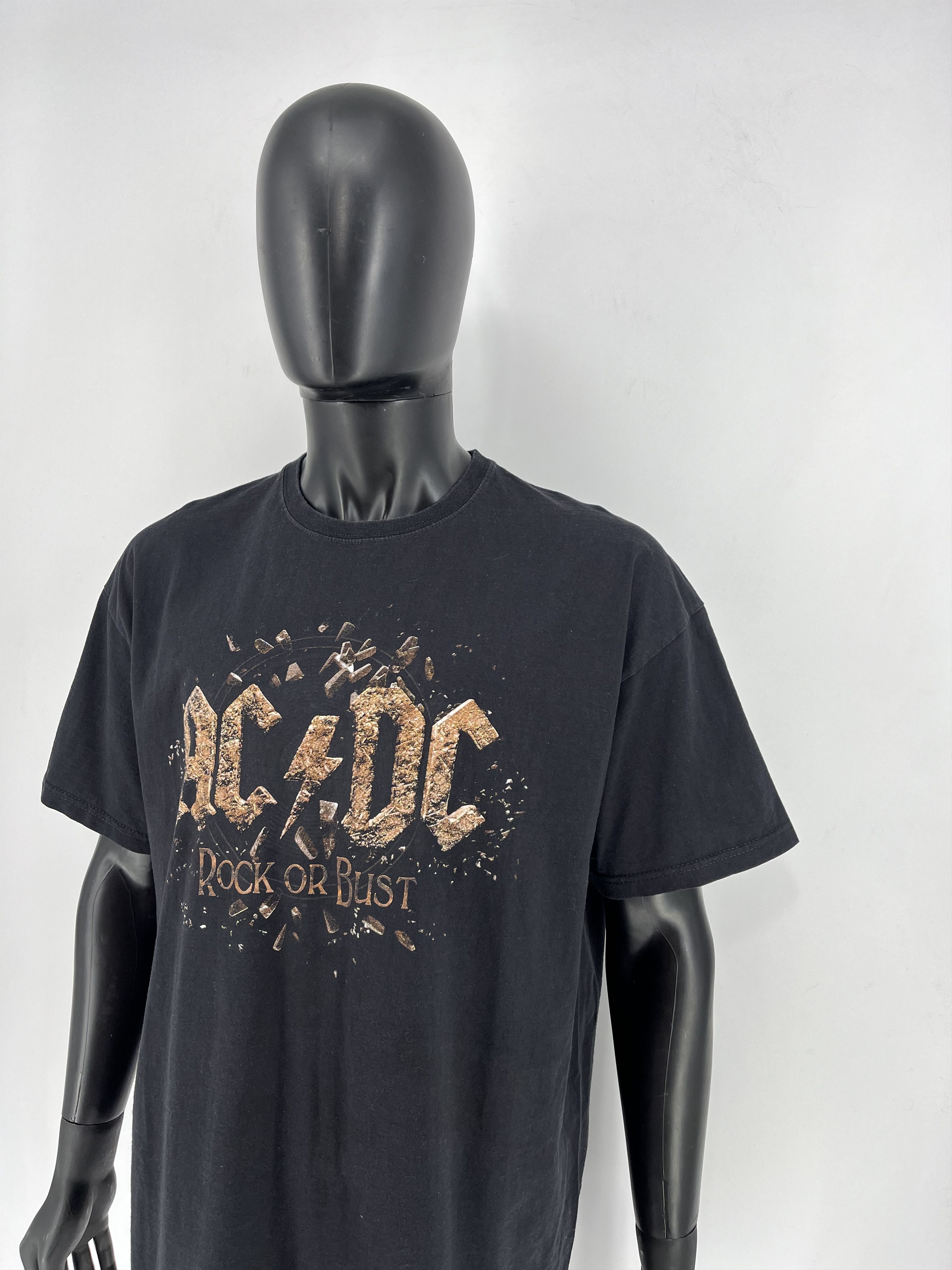 Band Tees × Vintage ACDC Rock or Bust Heavy Metal Rock T-Shirt Like Size US XXL / EU 58 / 5 - 4 Thumbnail