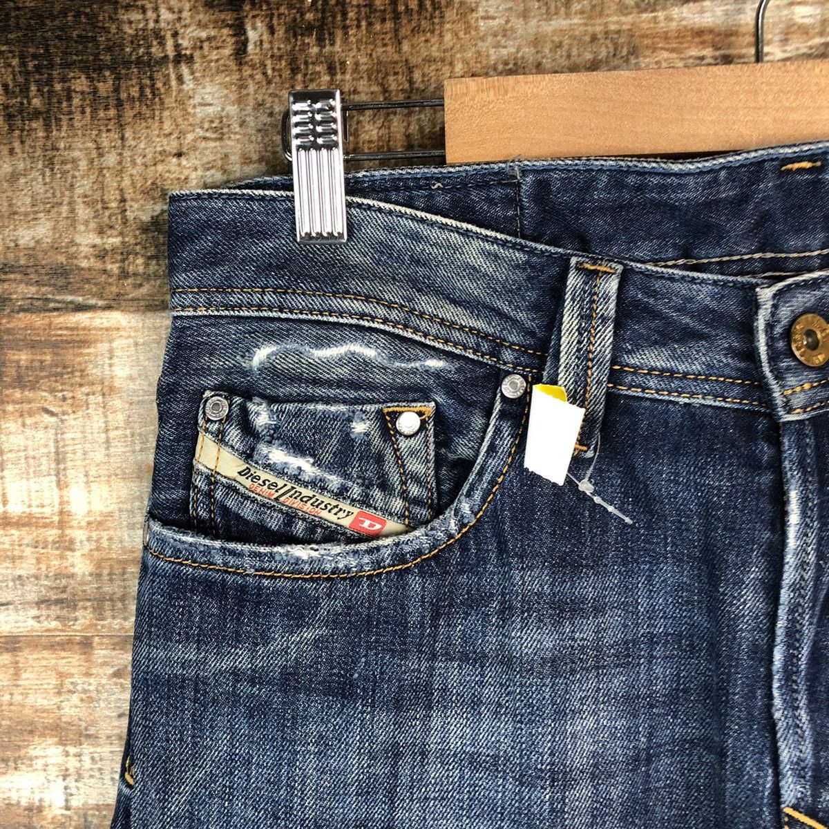 Diesel DLL Diesel Larkee Blue Distressed Denim Pants #C082 Size US 30 / EU 46 - 7 Thumbnail