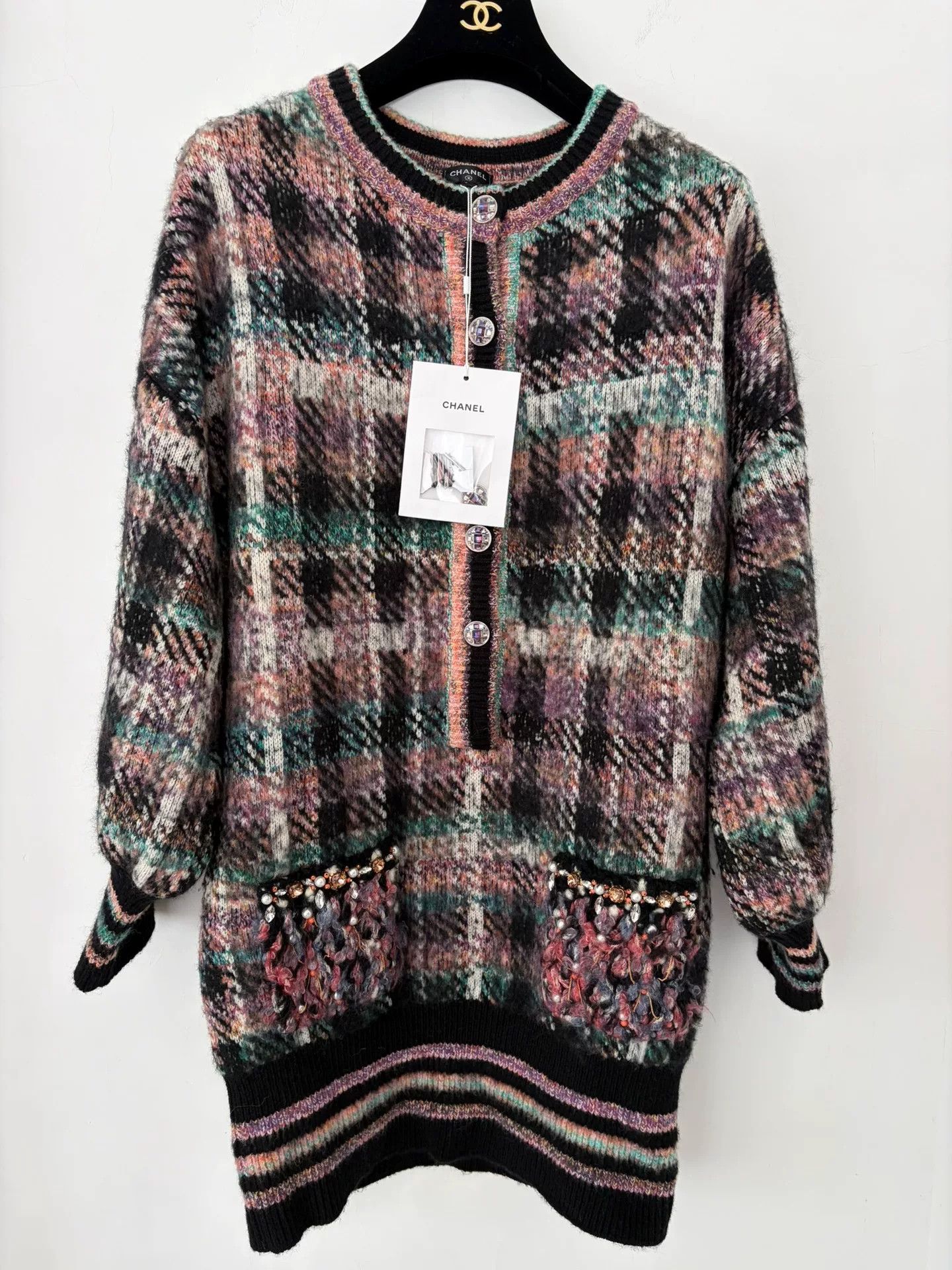 Chanel 22A Handcrafted Long Sweater