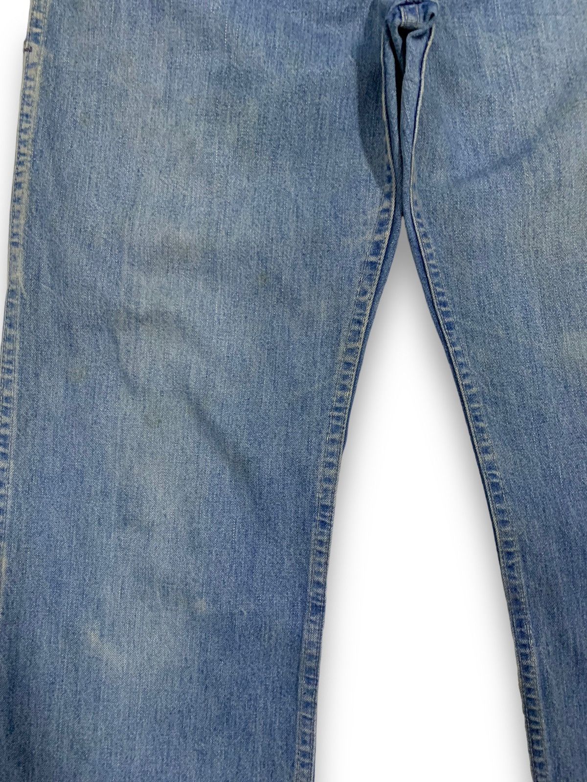 Oshkosh Vintage 90s Oshkosh BGosh Faded Denim Carpenter Overalls Size US 29 - 12 Thumbnail