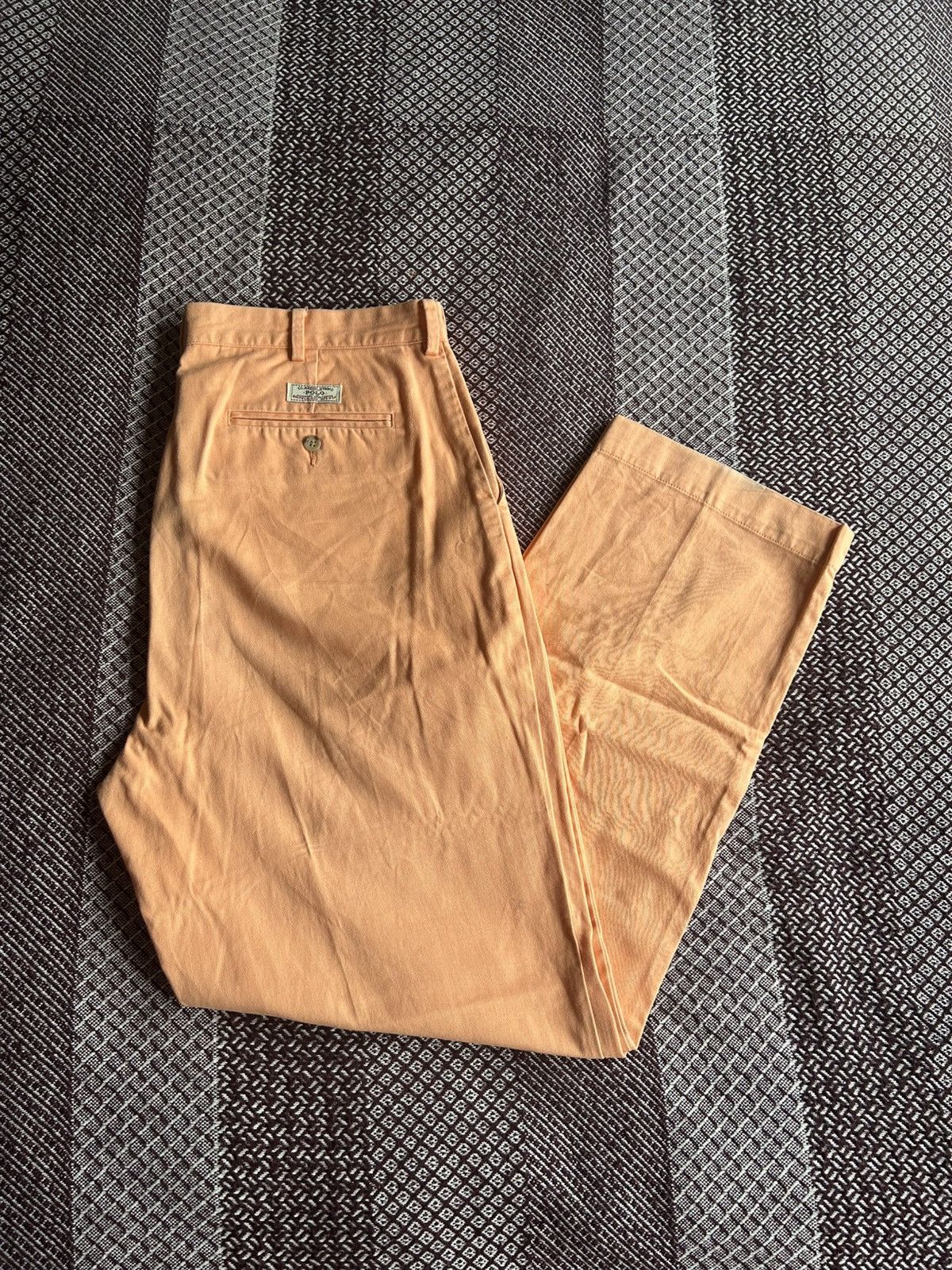 Polo Ralph Lauren Vintage Polo Ralph Lauren Chino Pants Solid Style Streetwear Size US 35 - 15 Thumbnail