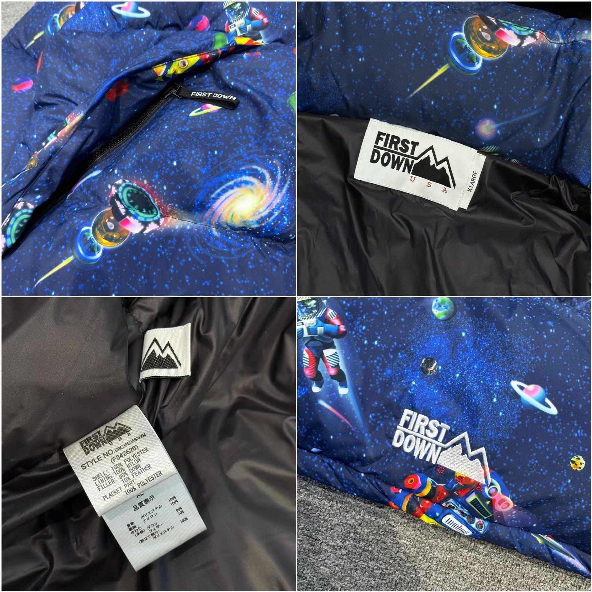Billionaire Boys Club BBC x First Down Down Jacket Q5 Size US XL / EU 56 / 4 - 5 Thumbnail