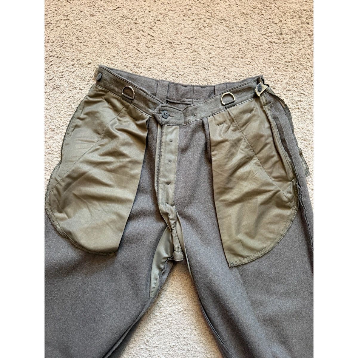 Vintage VINTAGE PLEATED GERMAN WOOL PANTS Size US 30 / EU 46 - 13 Thumbnail